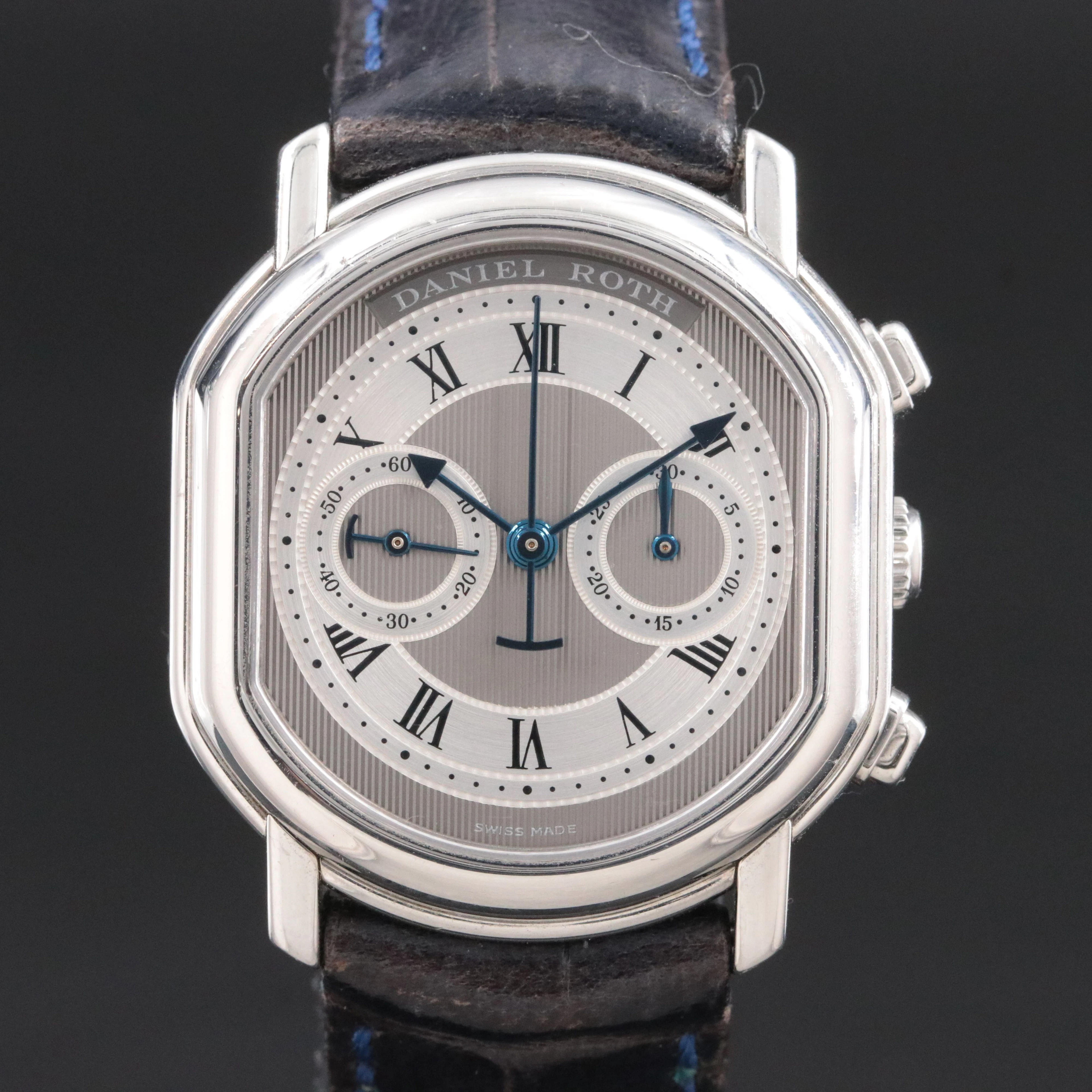 Daniel Roth Double Ellipse Steel Chronograph Automatic Ref. C447 Watch