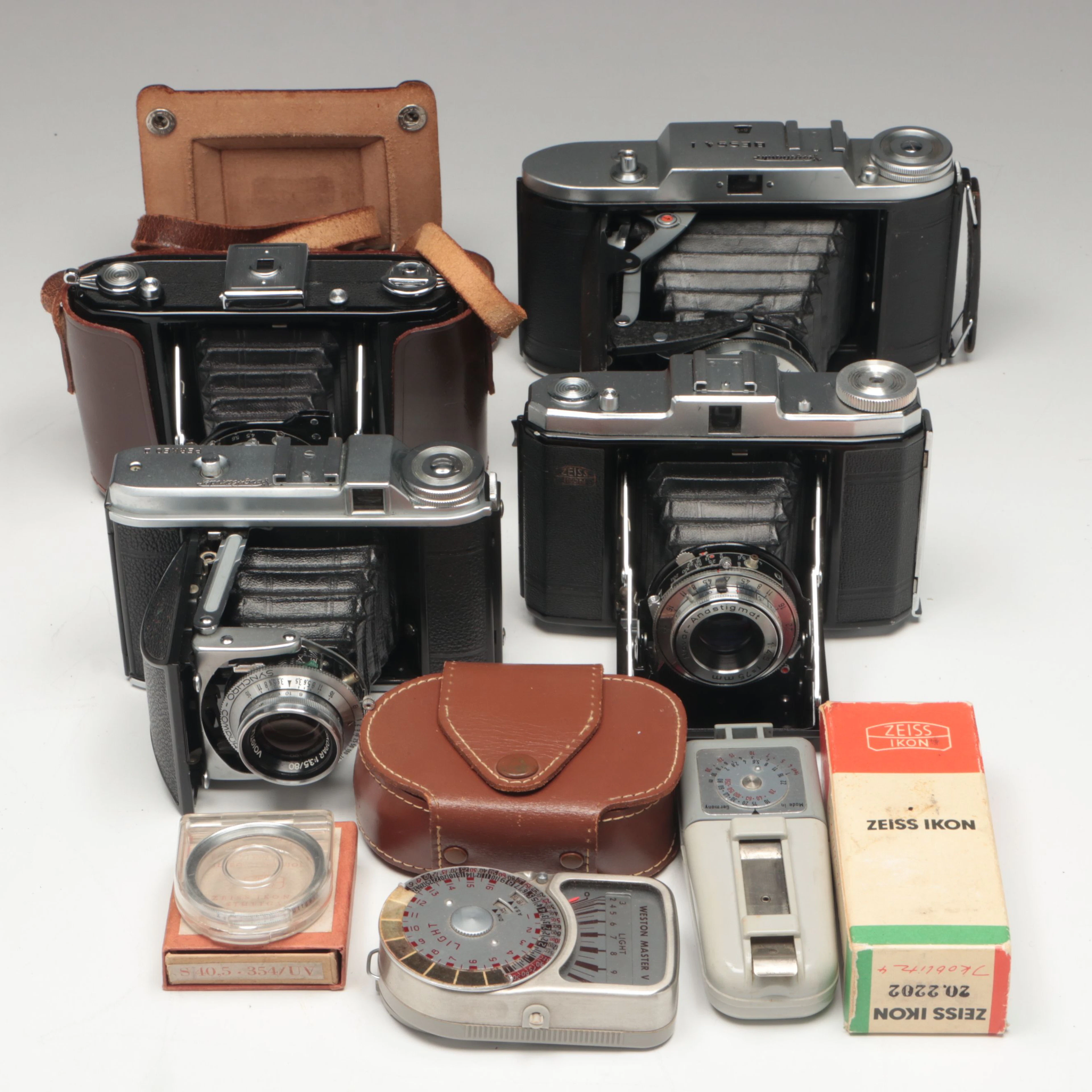 Voigtländer "Bessa I" Medium Format Camera with More Cameras and Accessories