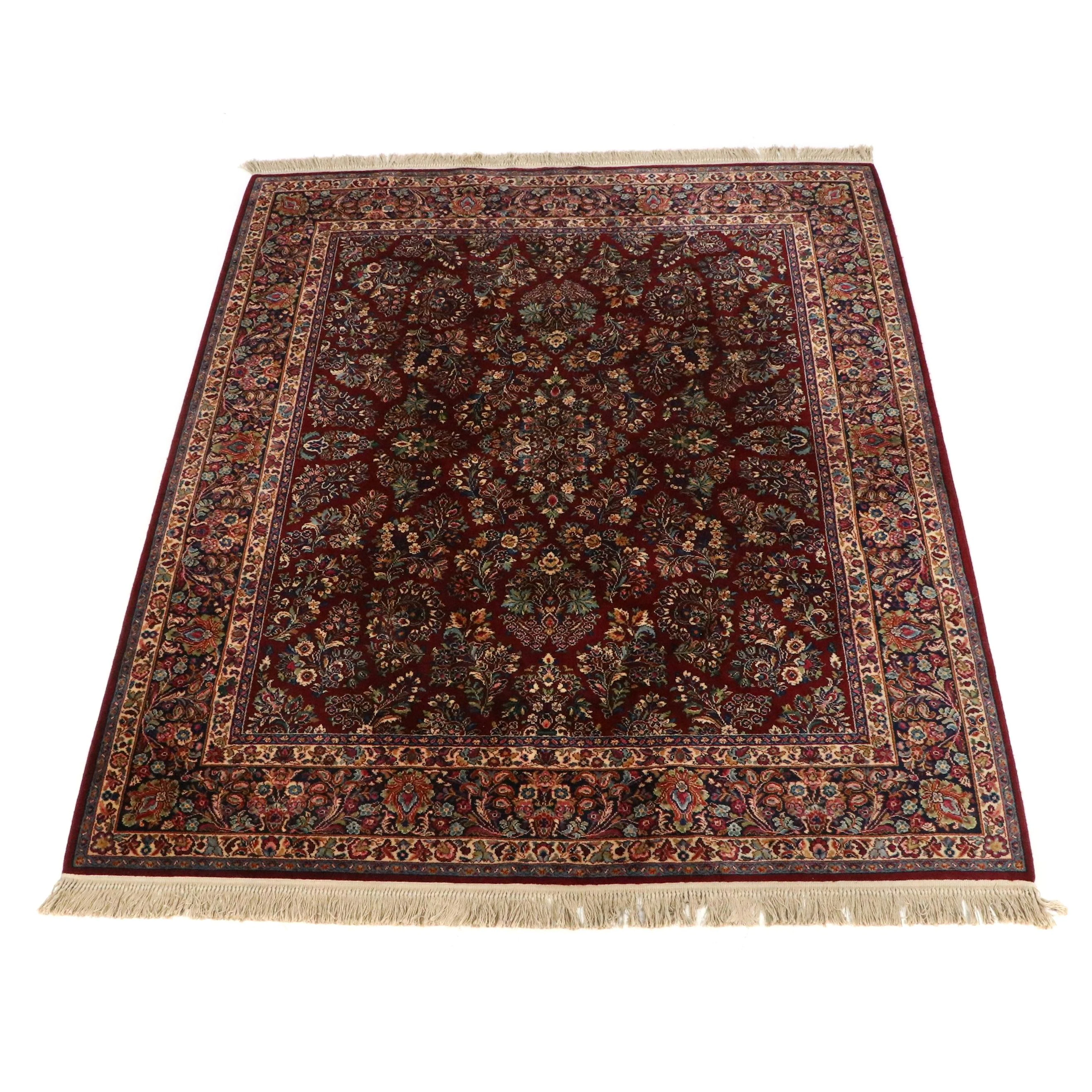 8'8 x 11'3 Machine Made Karastan "Red Sarouk" Area Rug