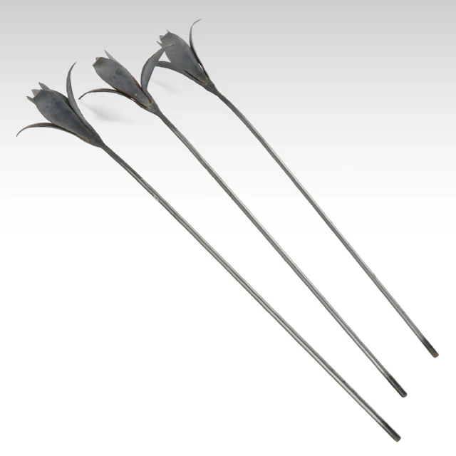 Wrought Iron Lily Garden Sculptures