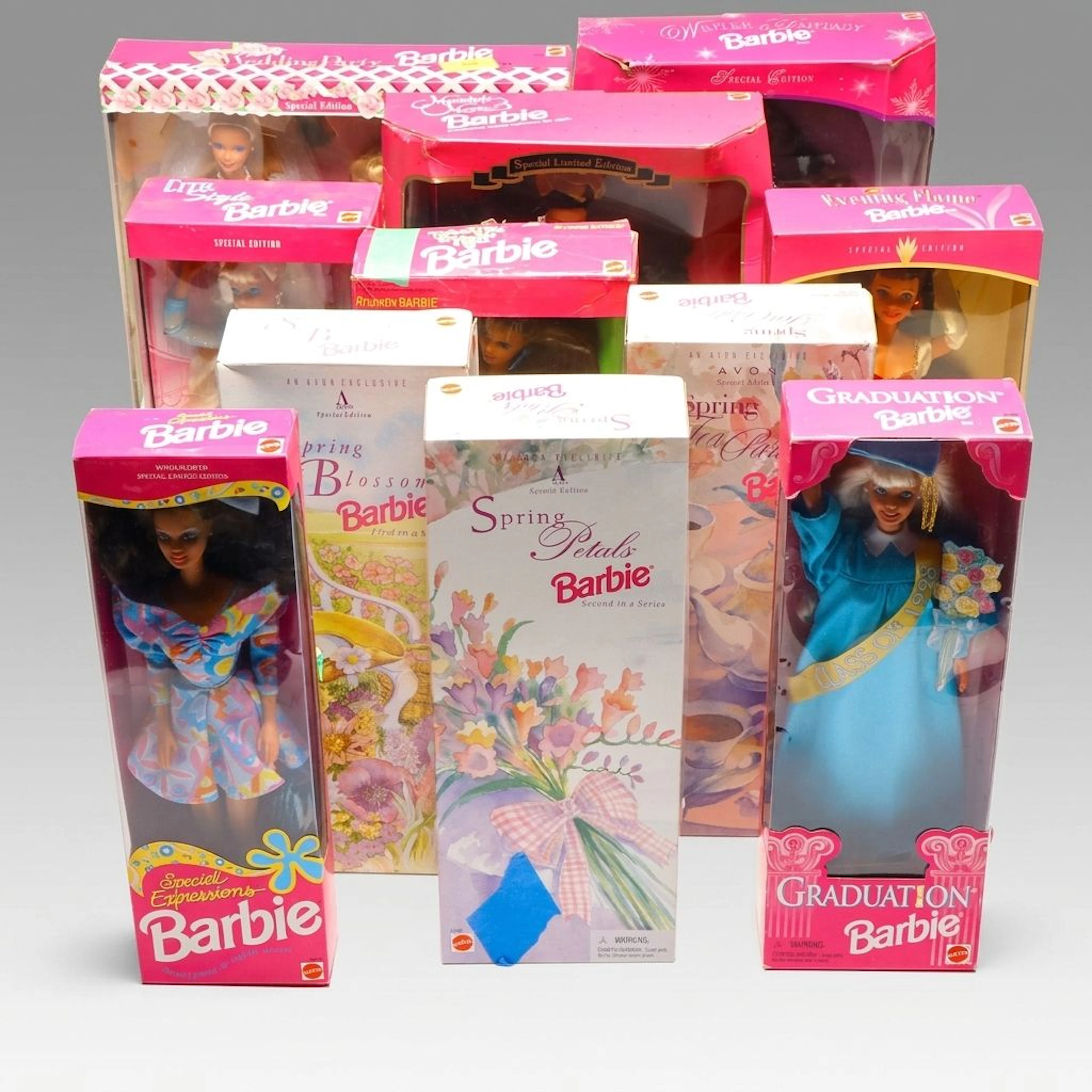 Mattel "Moonlight Magic," "Special Expressions" and More Barbie Dolls, 1990s
