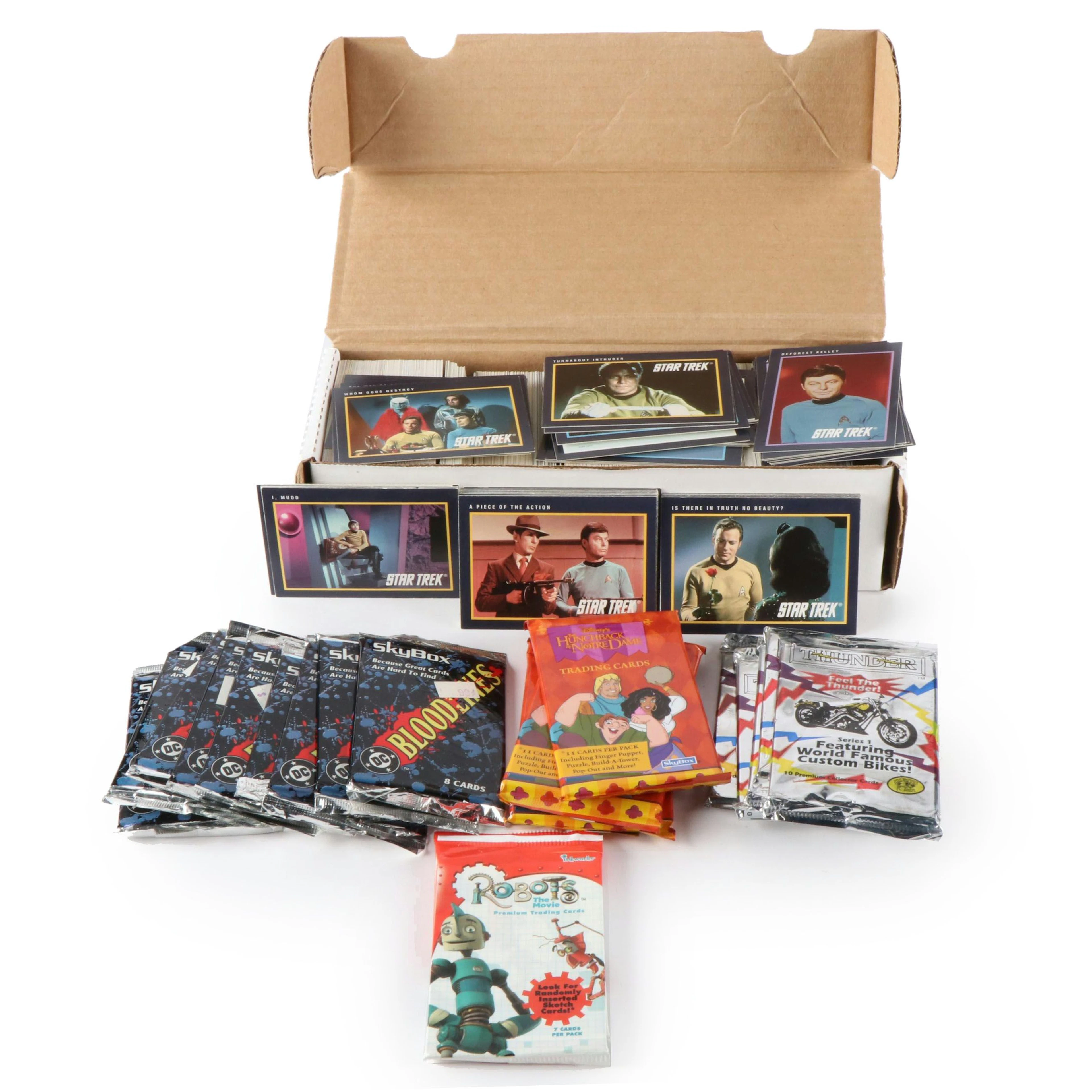 Non-Sports Trading Card Collection, Including Garbage Pail, Star Trek and More
