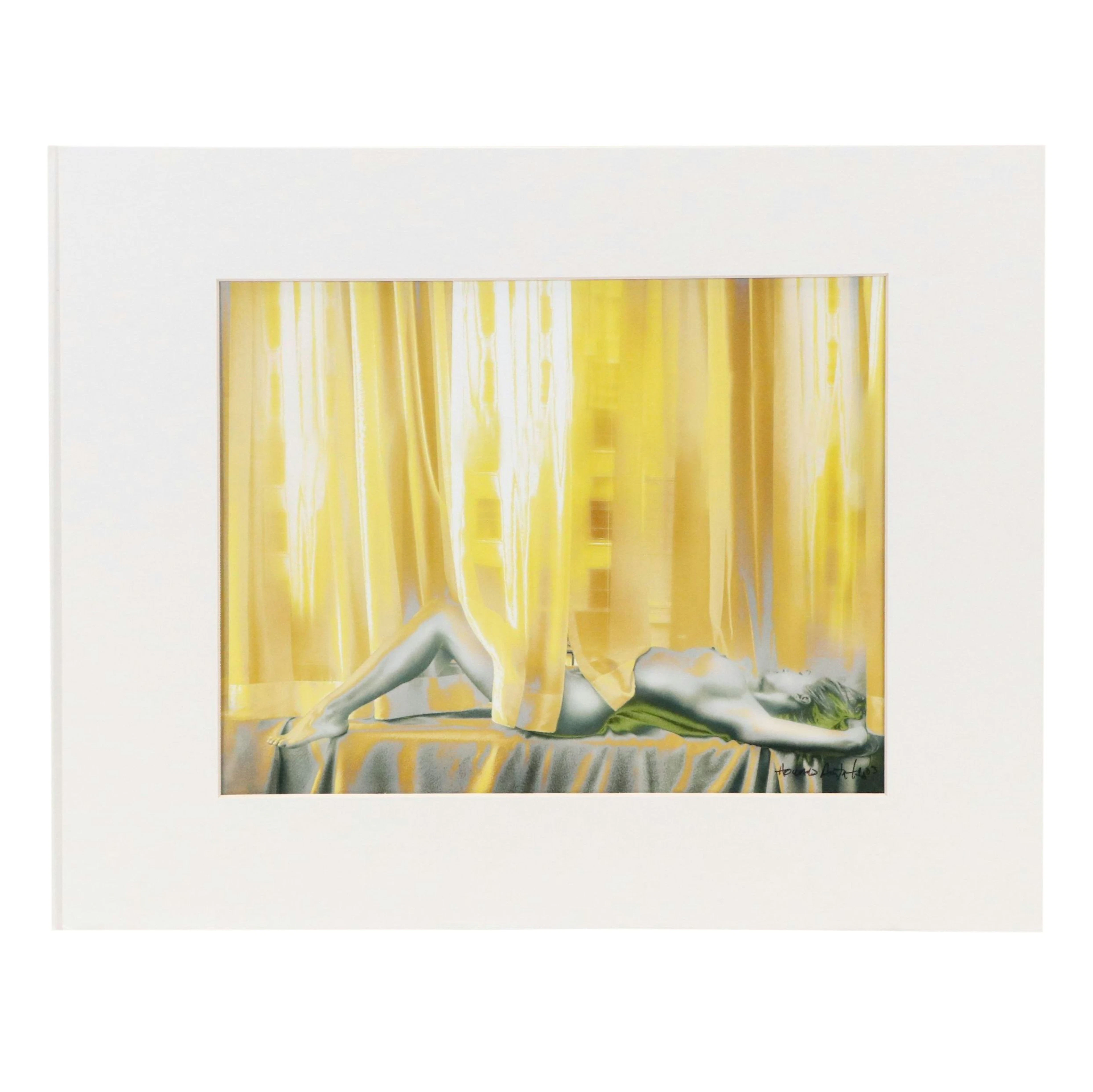 Digital Print of Reclining Nude Woman