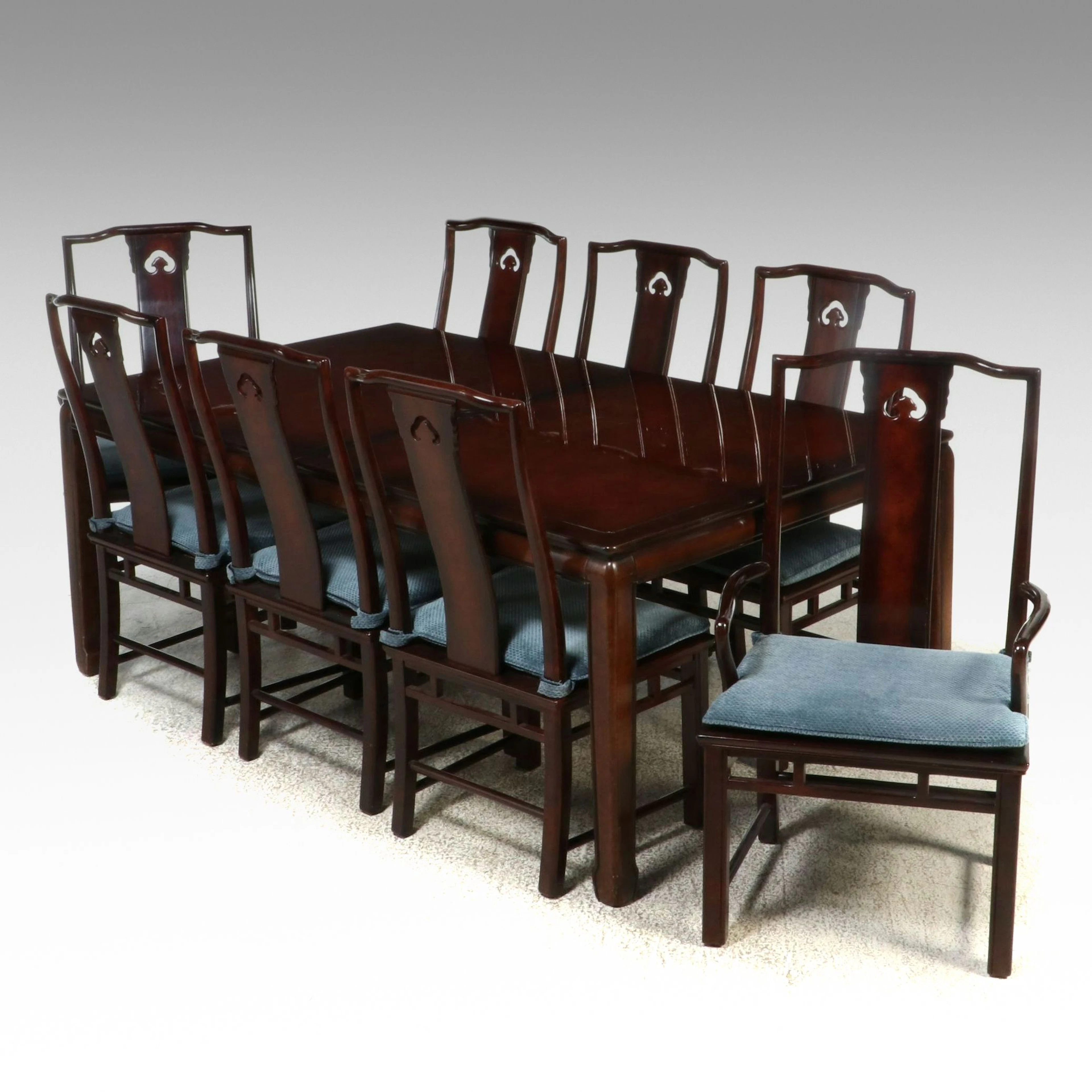 White Furniture Co. Nine-Piece Chinese Style Dining Set