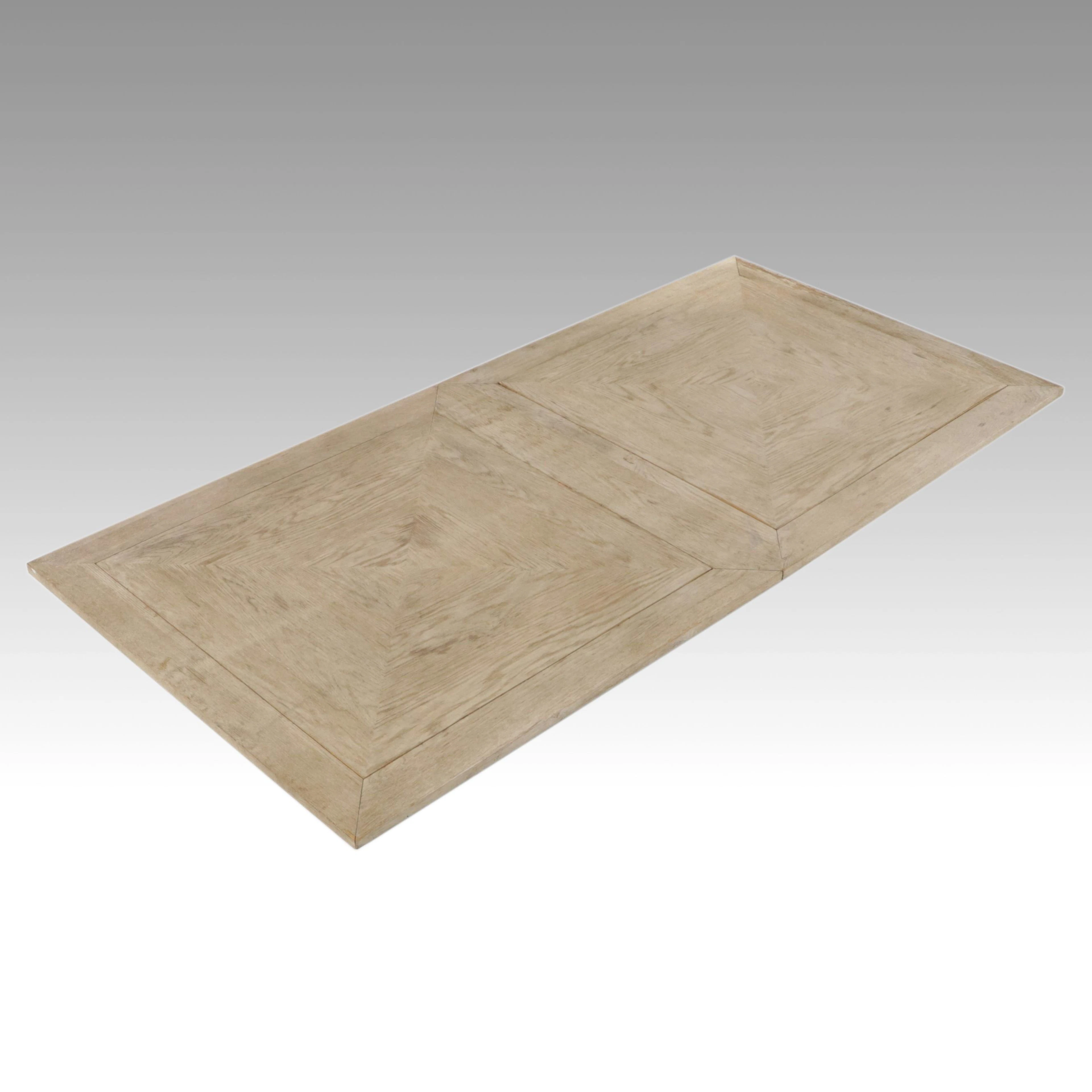 Large Wooden Rectangular Dining Table Top, Late 20th to 21st Century