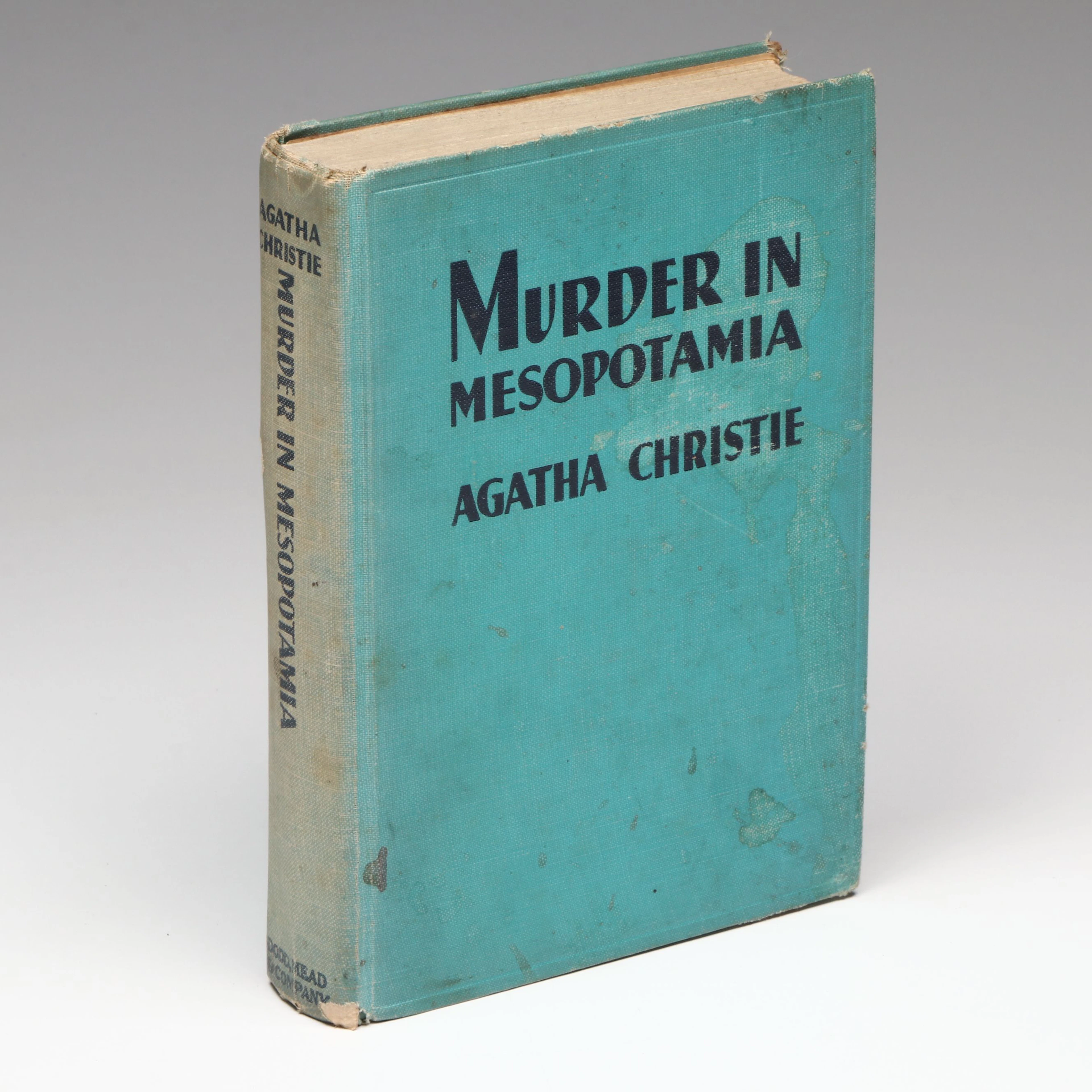 First American Edition "Murder in Mesopotamia" by Agatha Christie, 1936