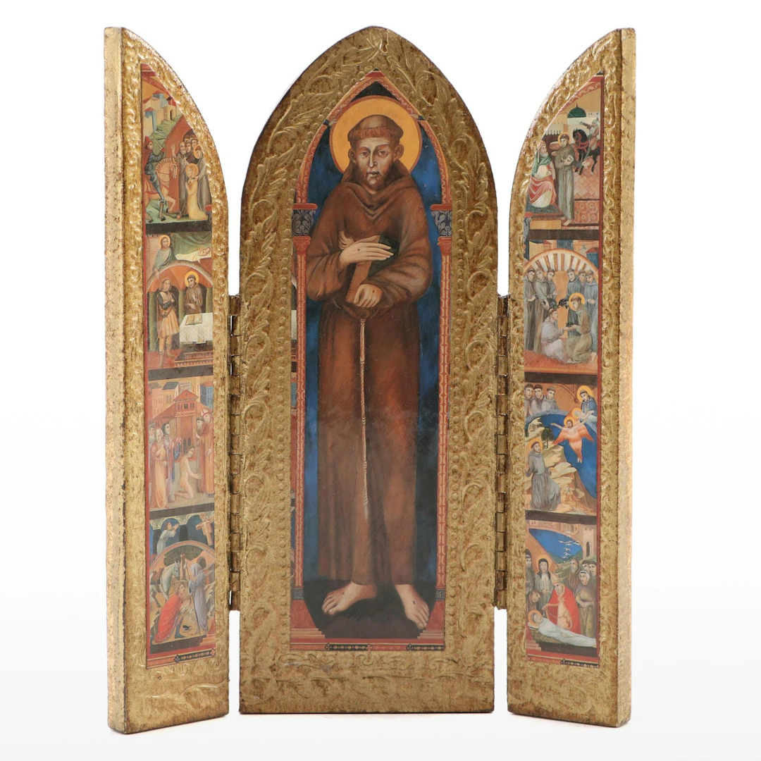 Goldscheider Italian St. Francis Icon