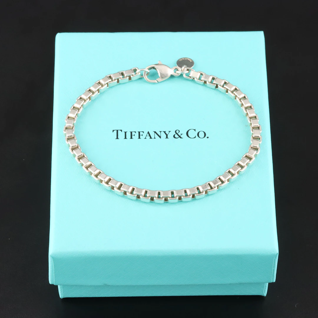 Tiffany & Co. Sterling Venetian Box Bracelet