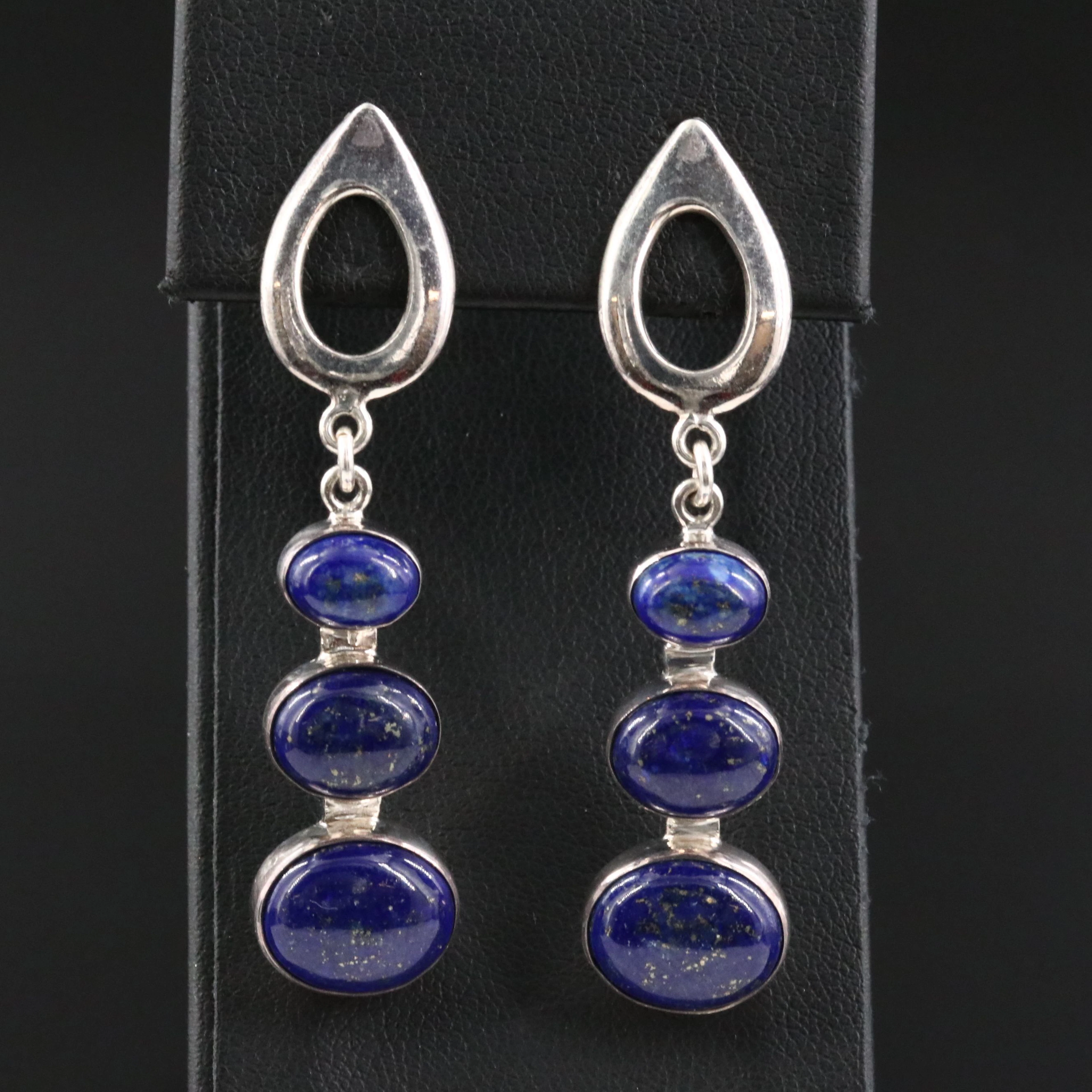 Sterling Lapis Lazuli Earrings