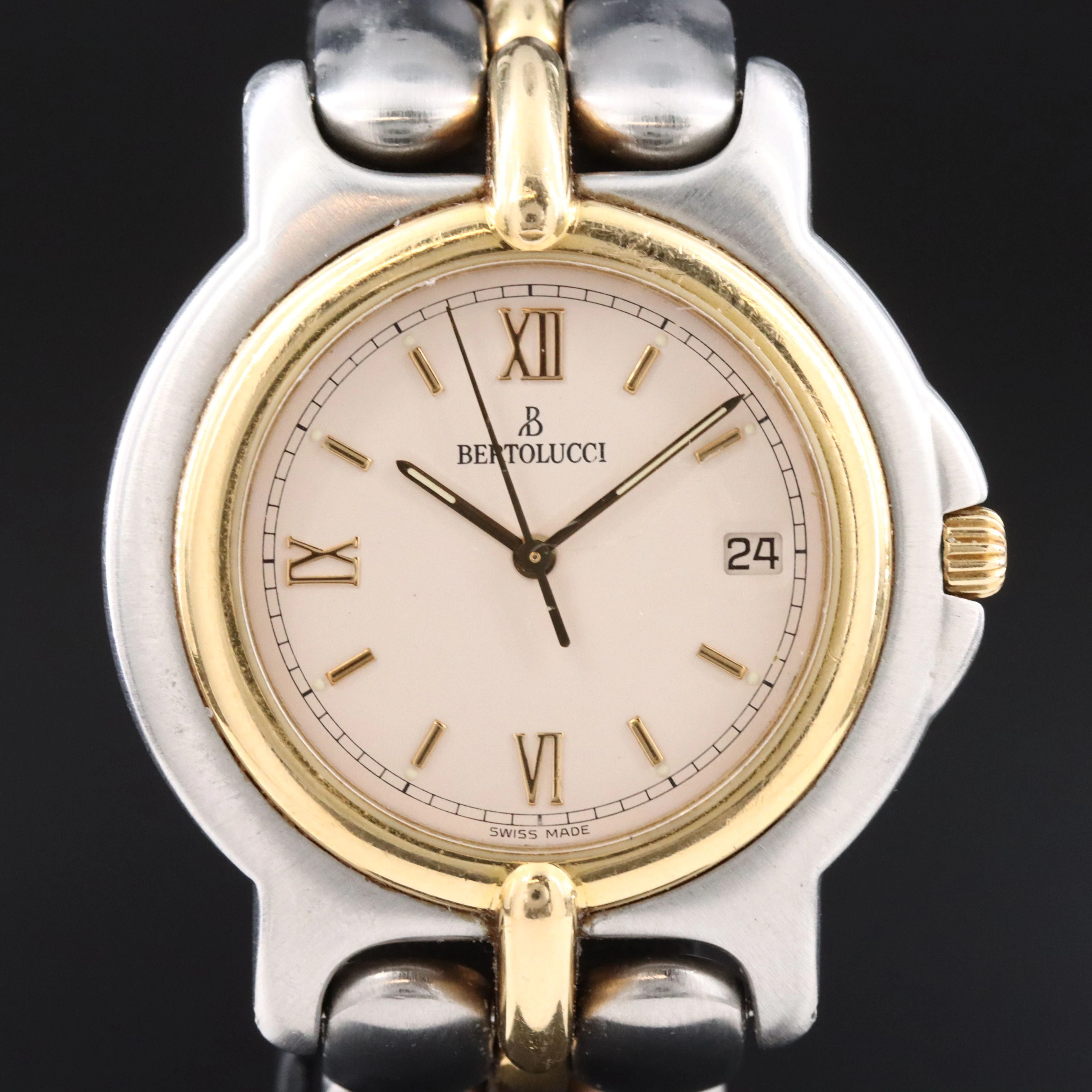 Bertolucci Pulchra 18K and Stainless Steel Swiss Quartz Watch