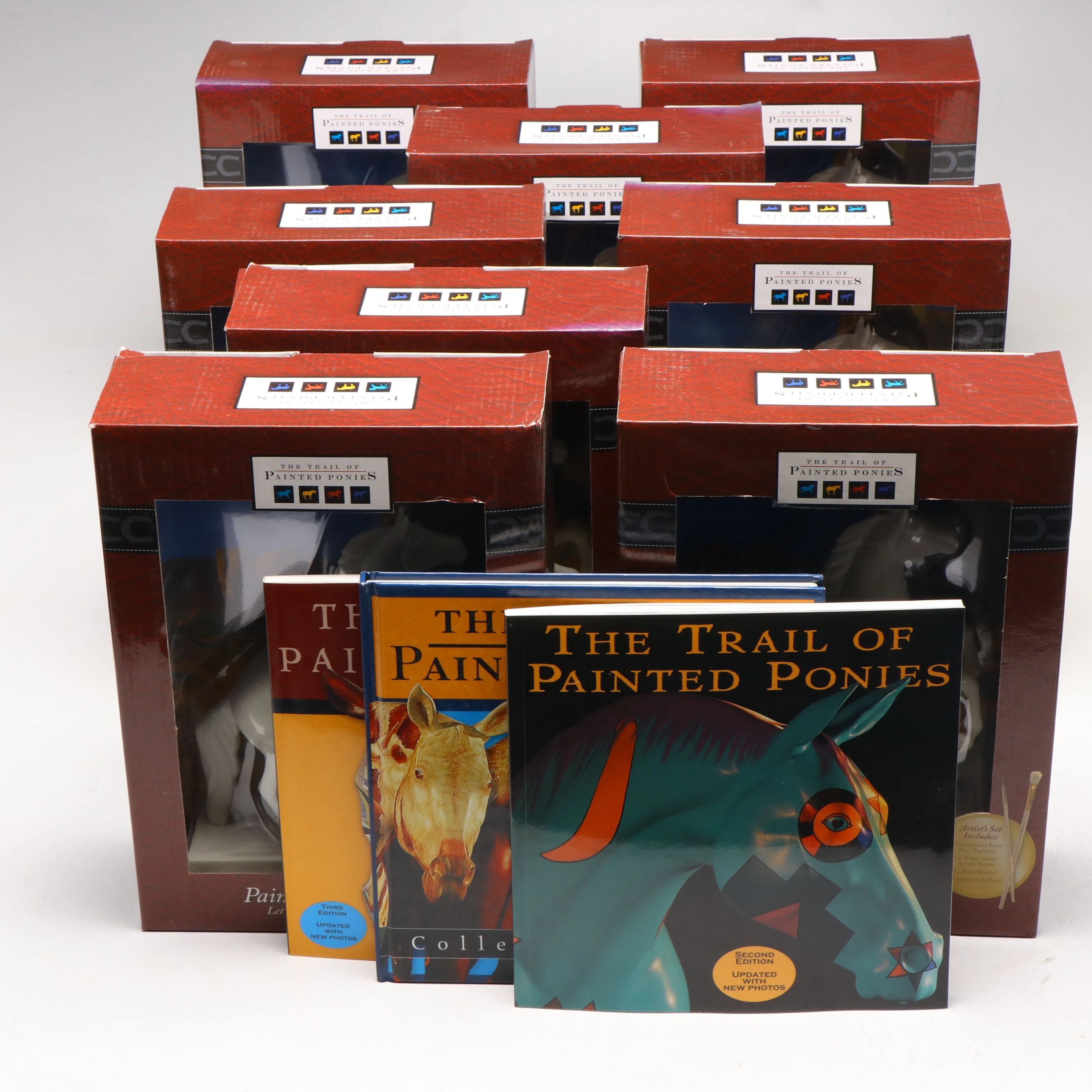 The Trail of Painted Ponies Paint Your Own Pony Figurines and Books
