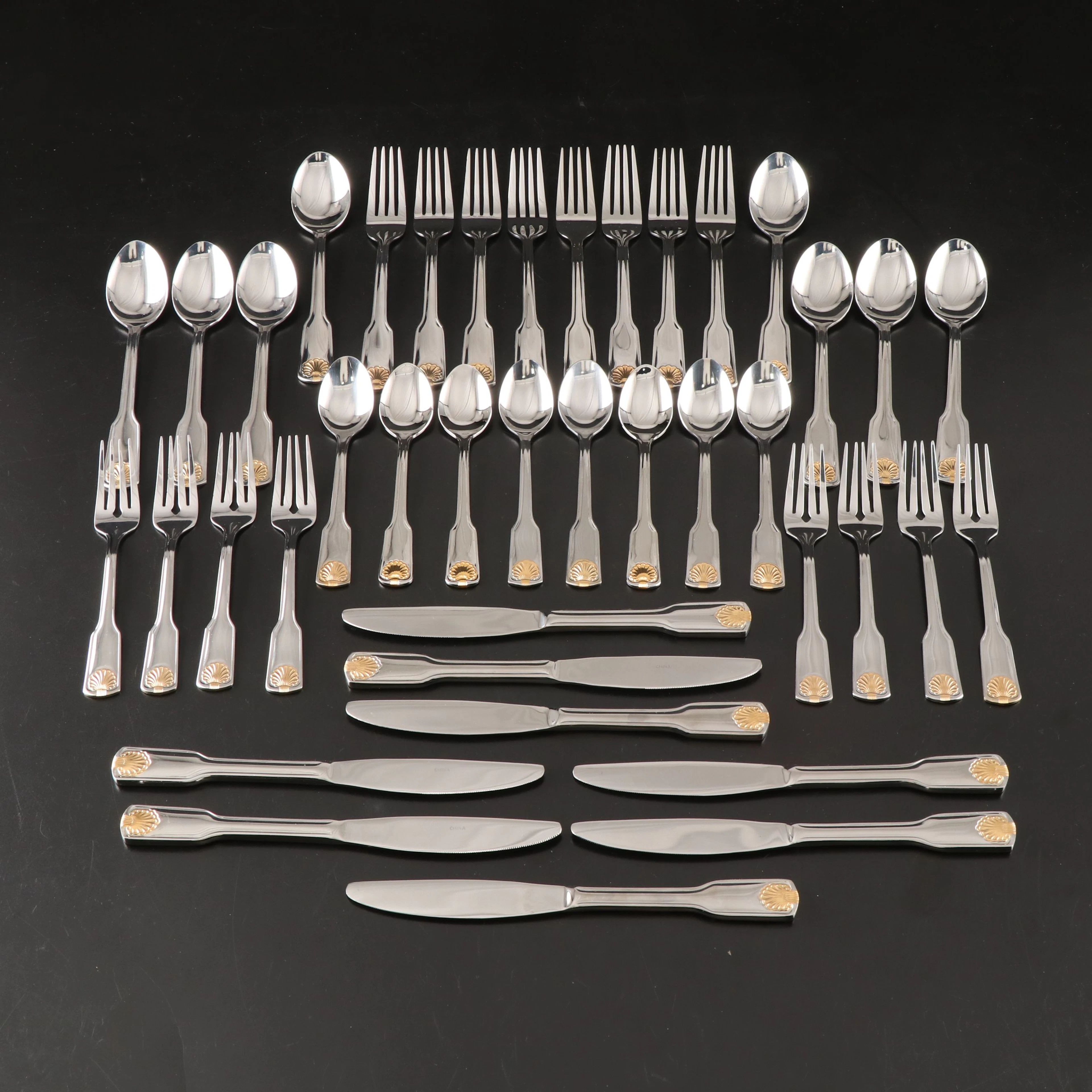 Cambridge Silver "Shell" Stainless Steel Flatware