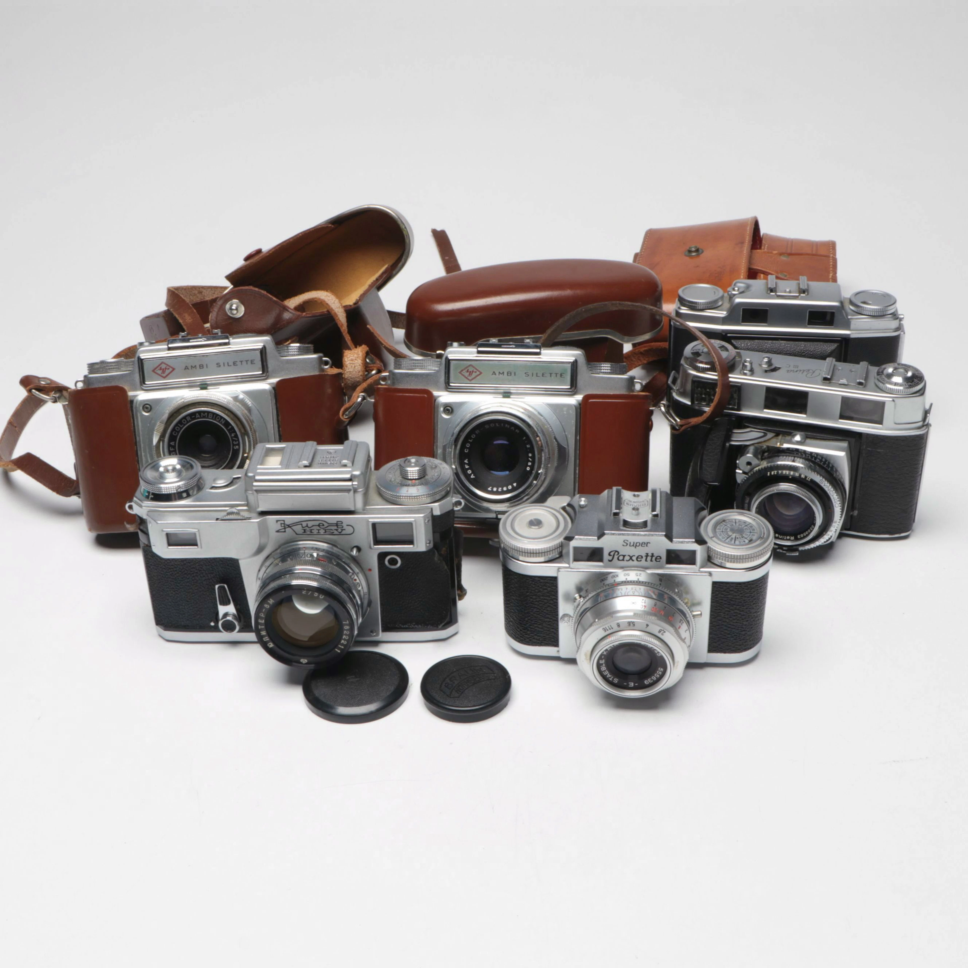 Agfa "Ambi Silette," Kodak "Retina IIIC" and More Film Cameras