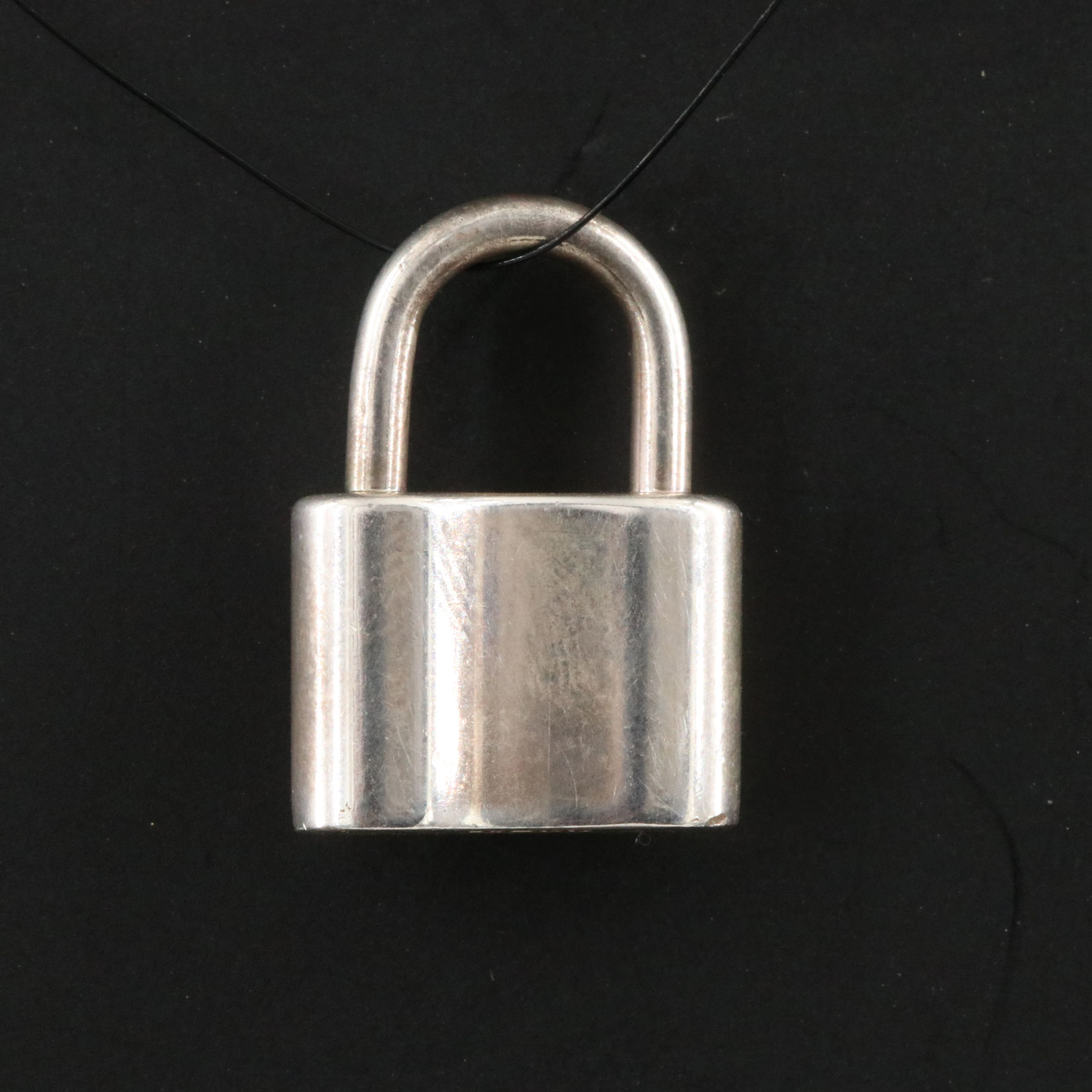 Tiffany & Co. 1837 Sterling Lock Pendant