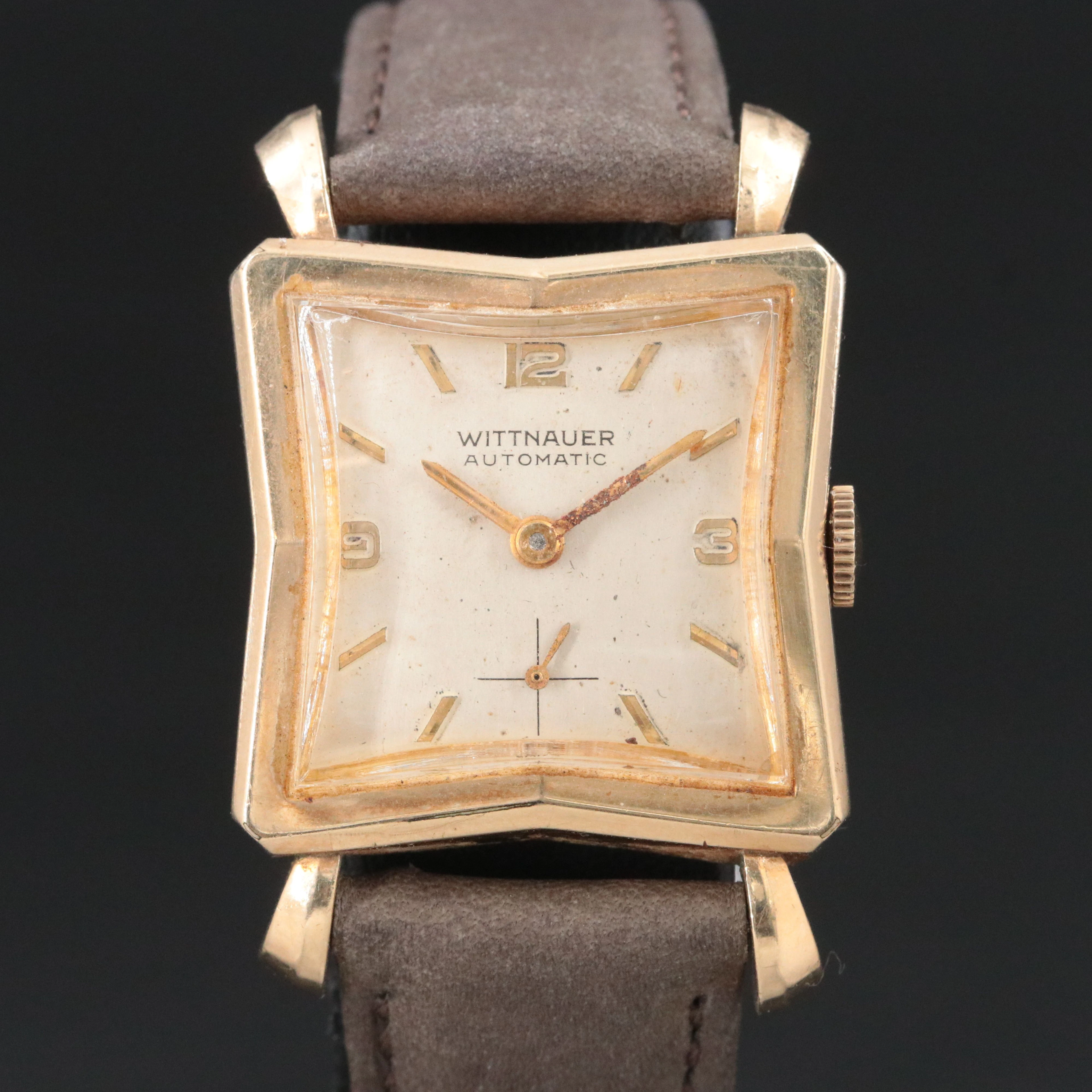 Wittnauer Hourglass Vintage Automatic Gold Filled Watch