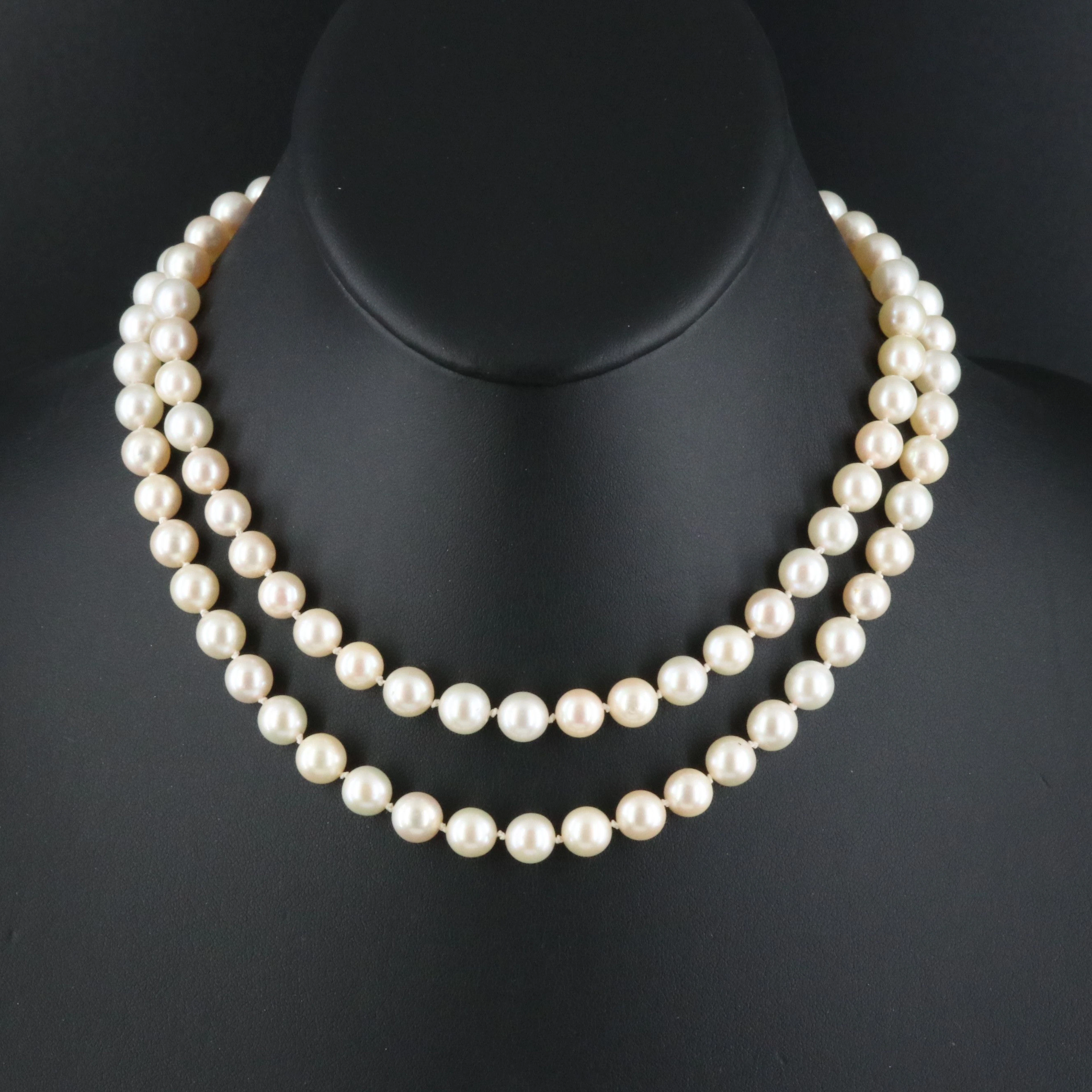 Opera Length Pearl Necklace