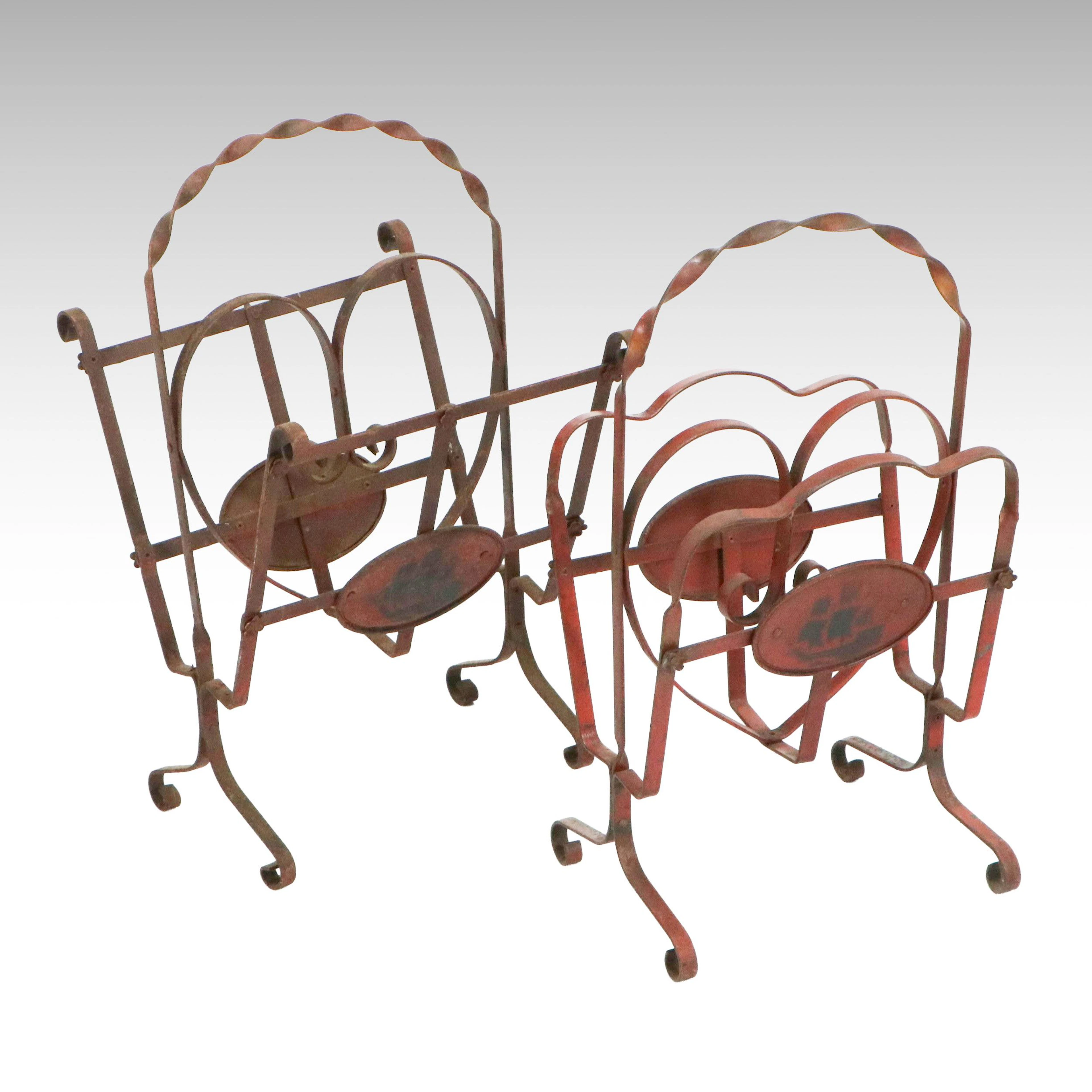 Metal Fireplace Log Holders