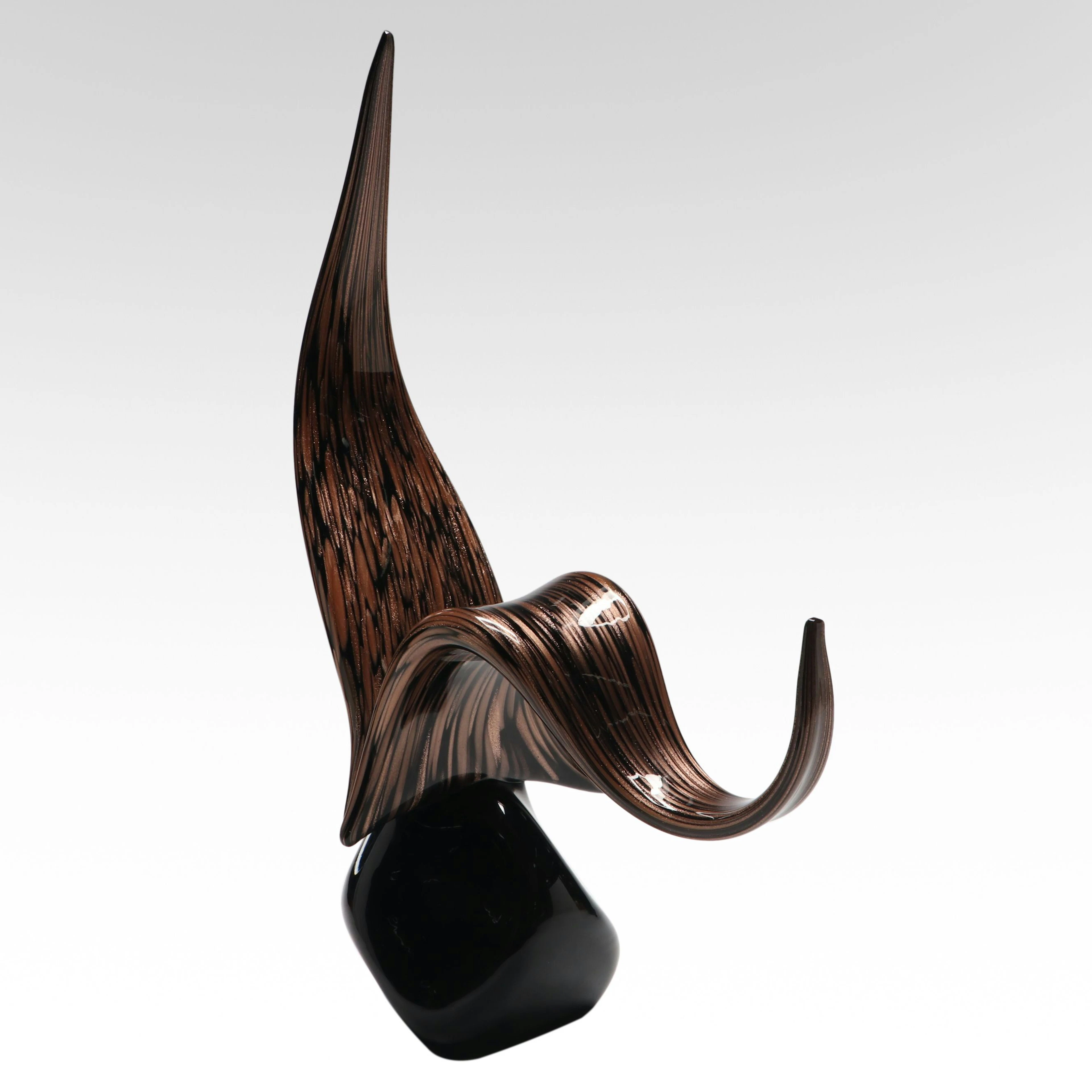 Renato Anatra Murano Art Glass Bird Sculpture