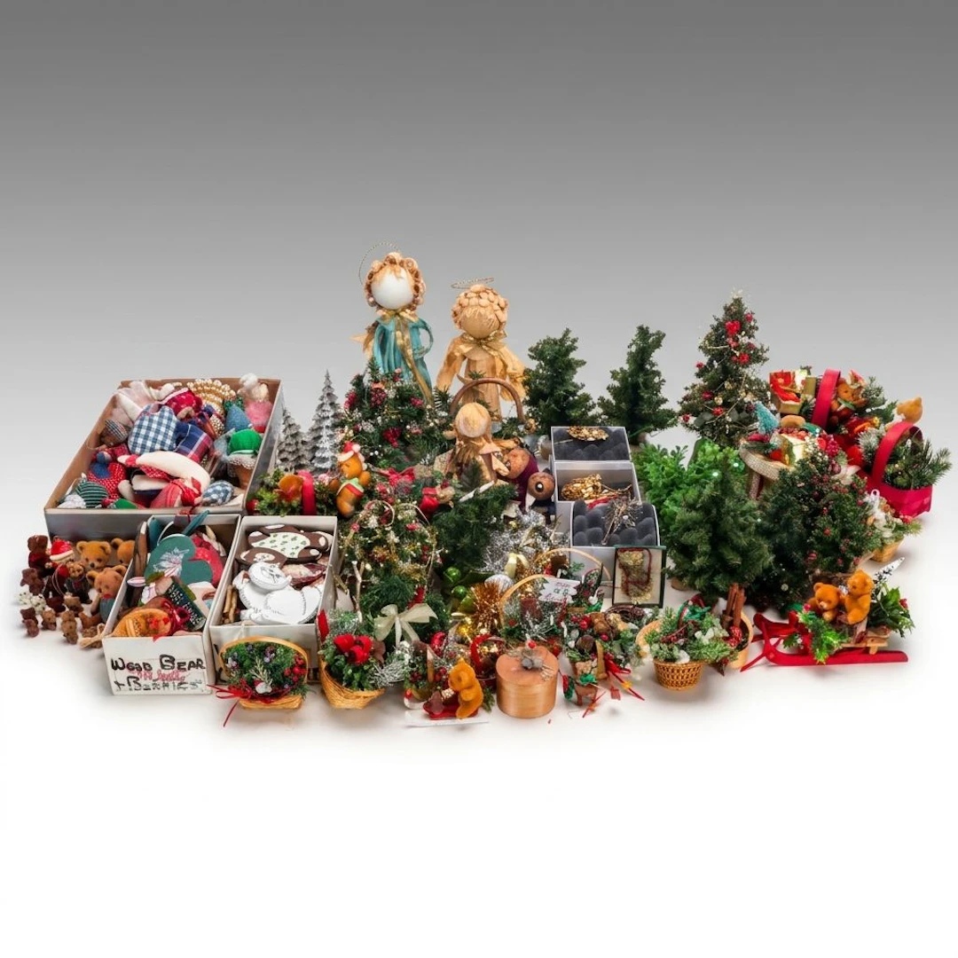 Teddy Bears, Angels, Greenery and More Rustic Christmas Décor