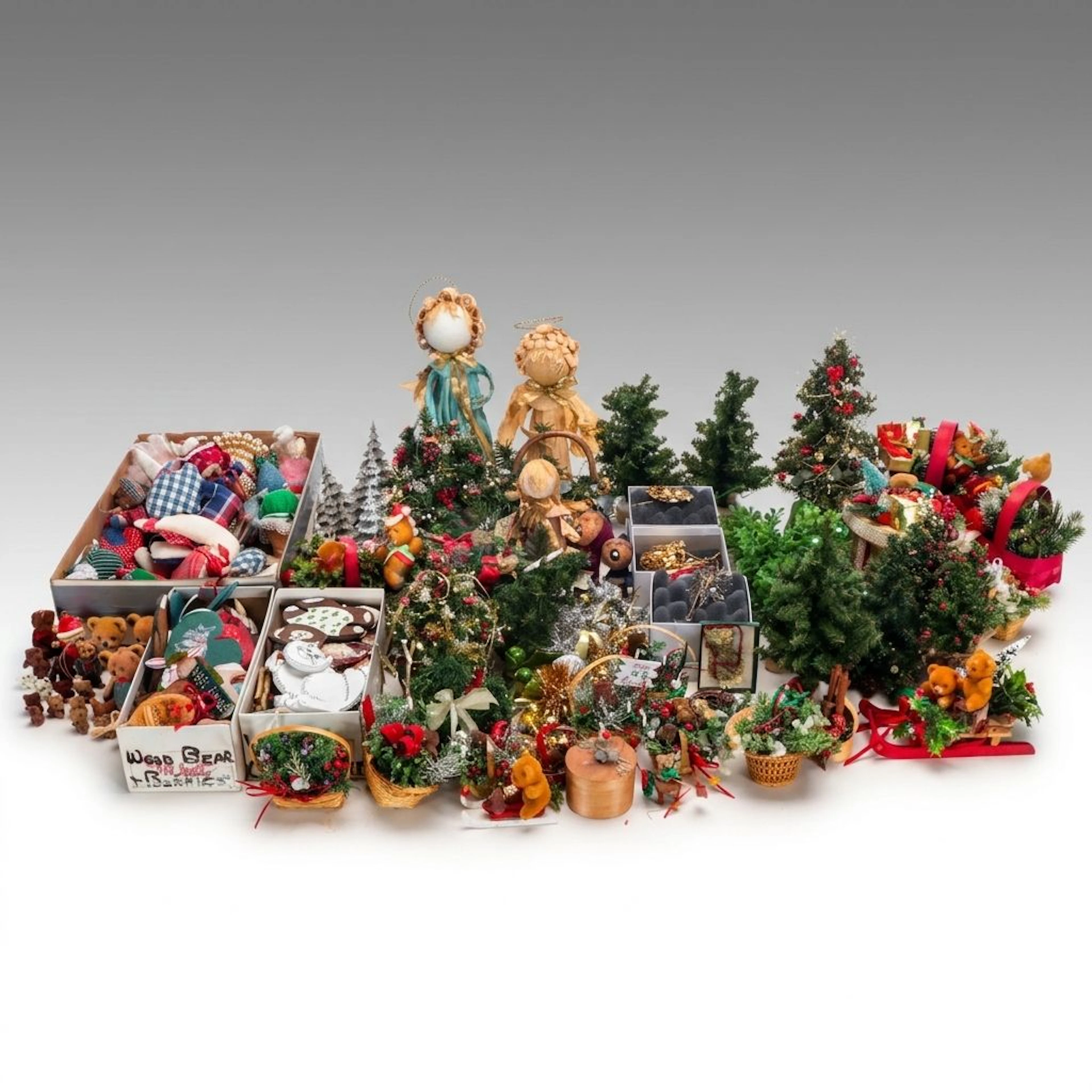 Teddy Bears, Angels, Greenery and More Rustic Christmas Décor