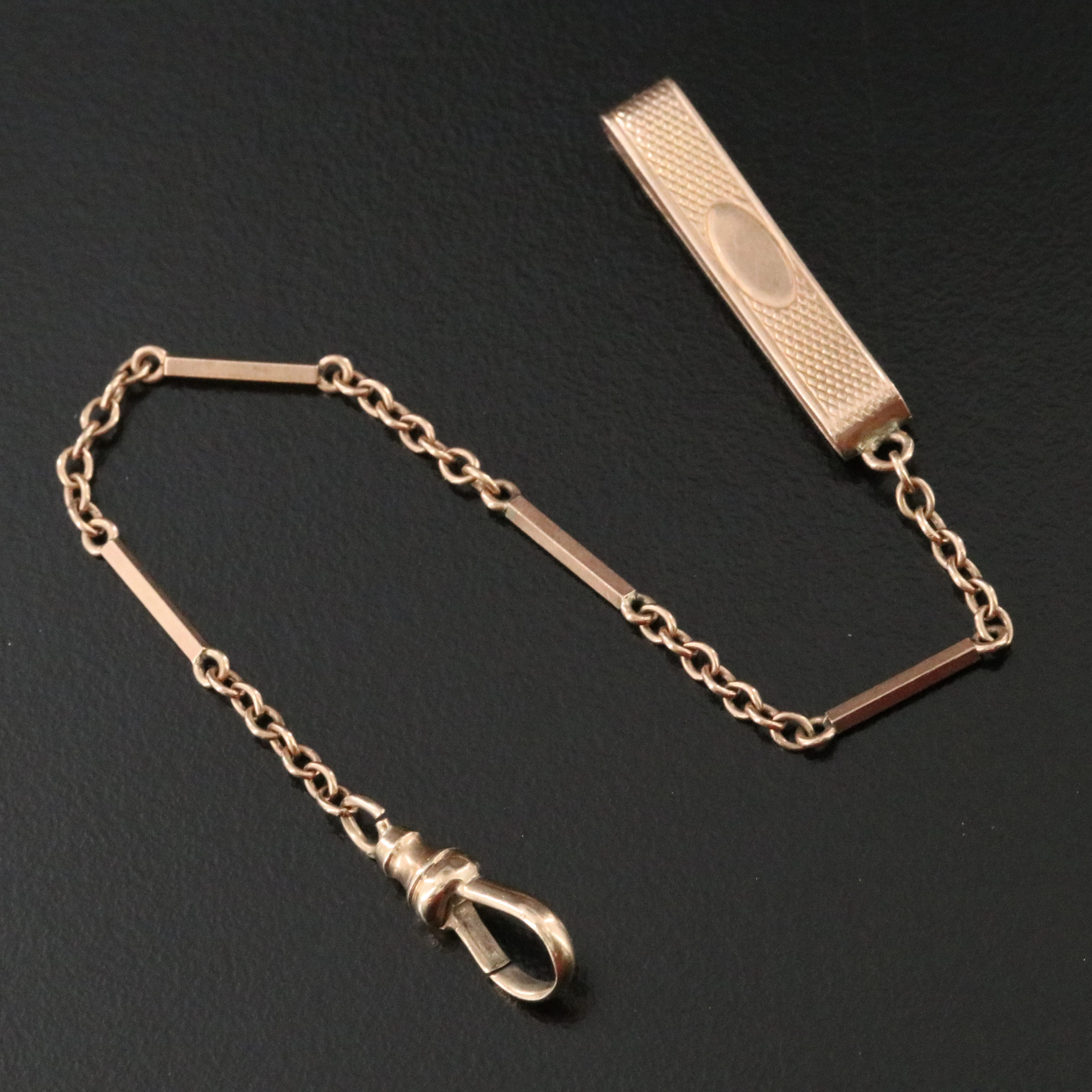 Vintage 10K Martin-Copeland Co. 5.00" Watch Chain Fob