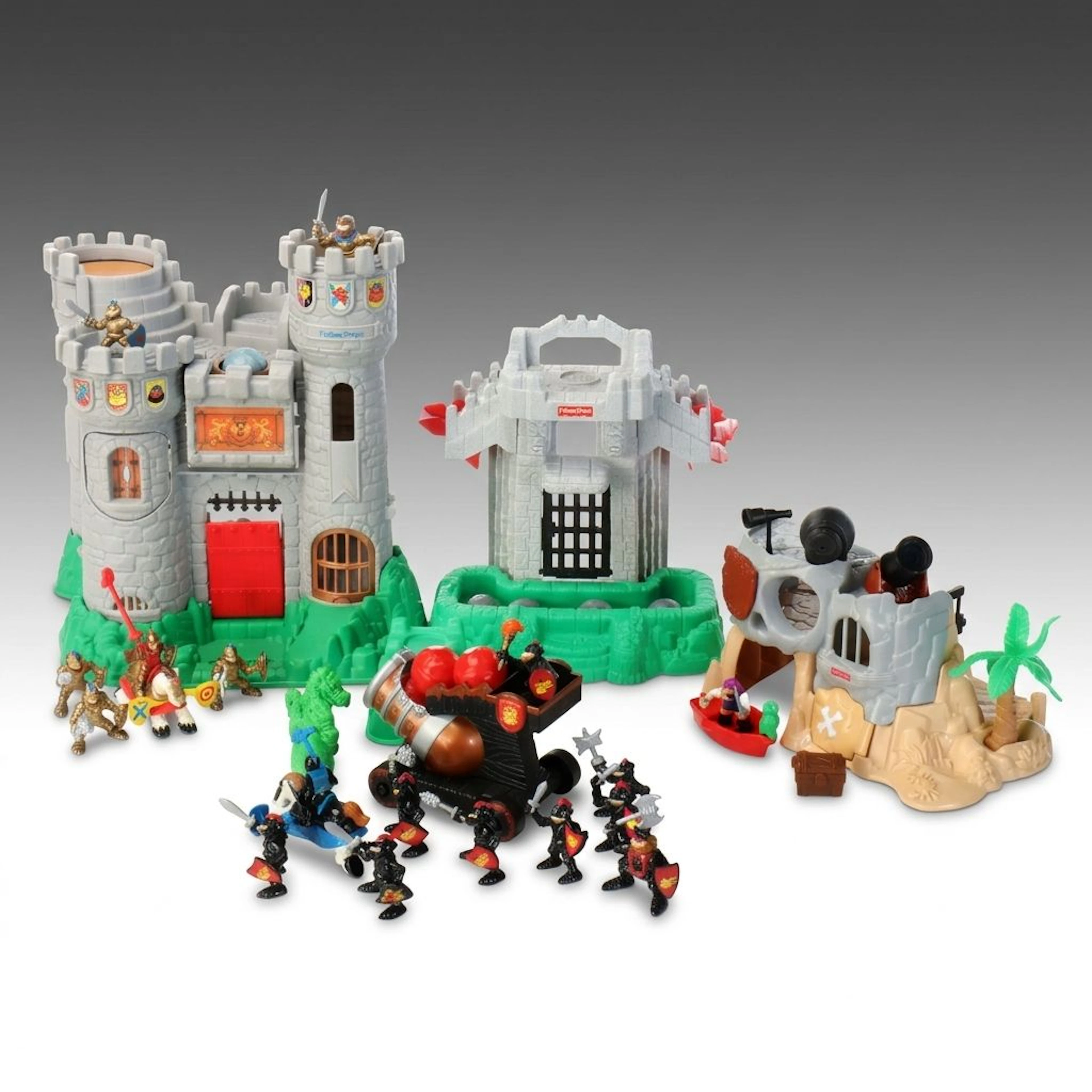 Fisher-Price "Great Adventures" Medieval Castles with Action Figures