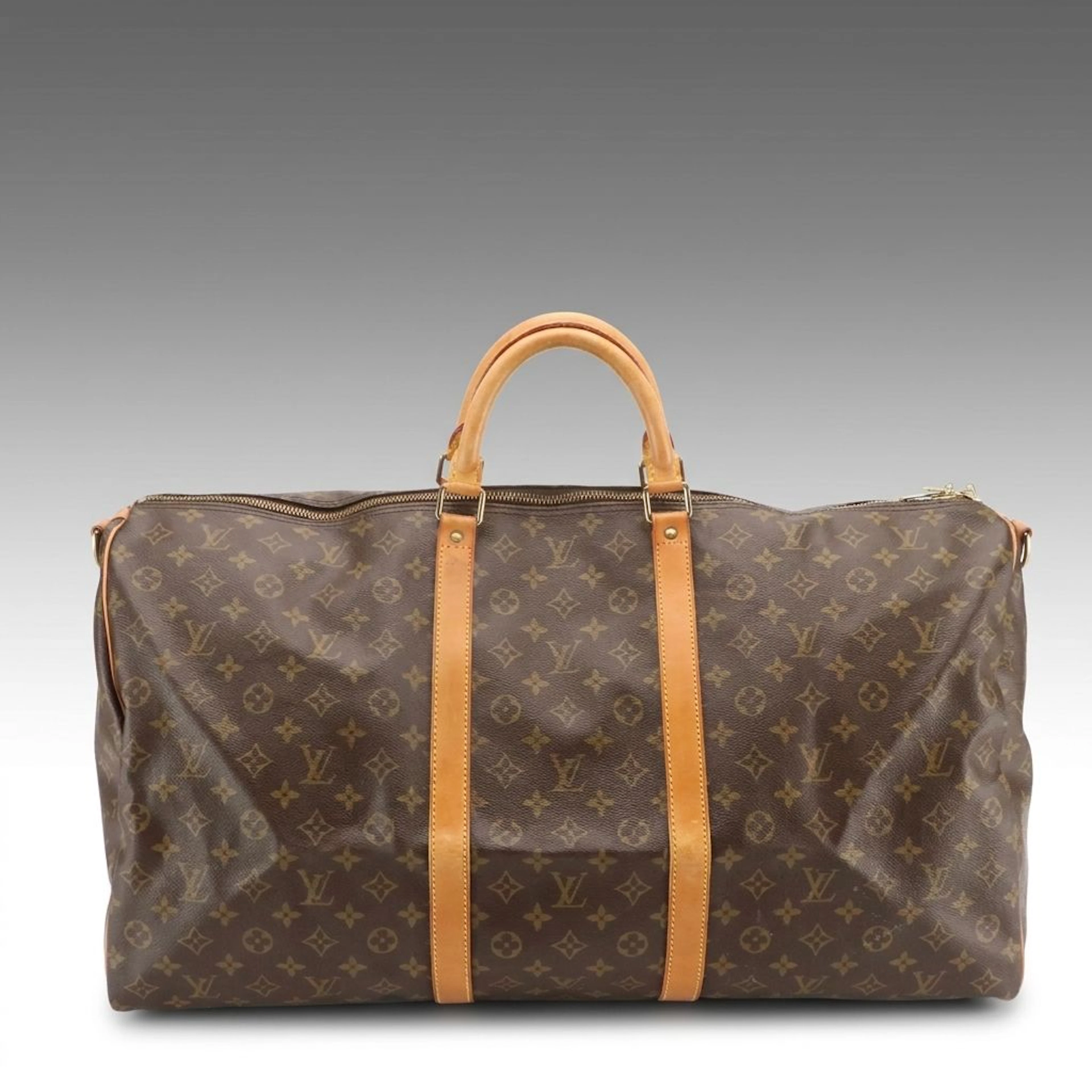 Louis Vuitton Keepall Bandoulière 60 in Monogram Canvas and Vachetta Leather