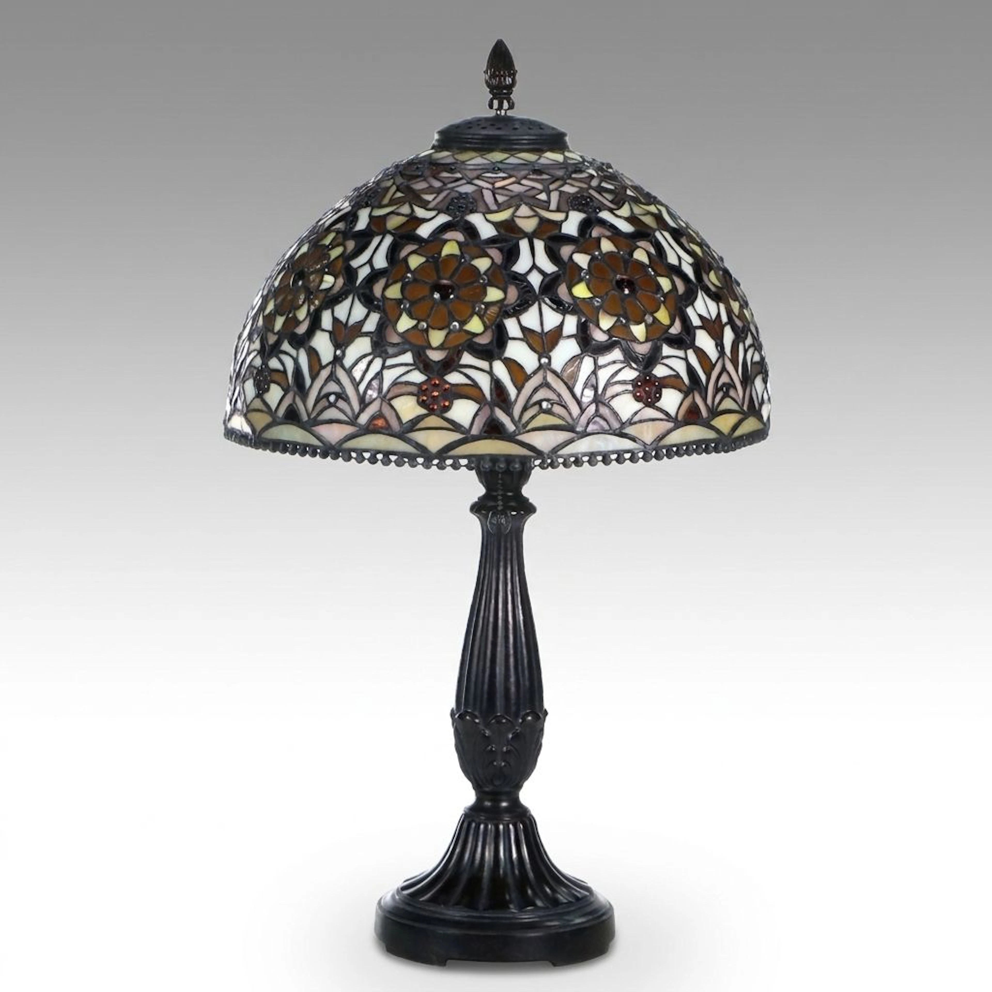 Tiffany Style Stained Glass Table Lamp