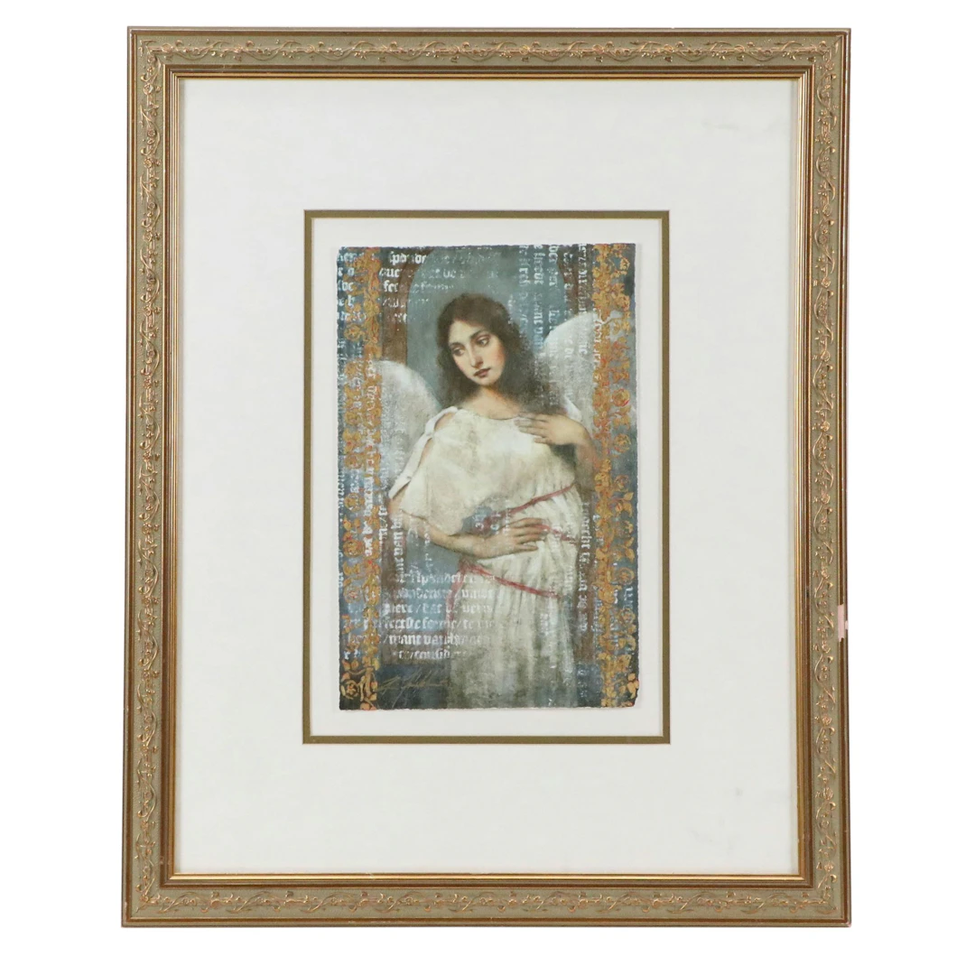 After Richard Franklin Embellished Giclée "The Sonnet," 21st Century