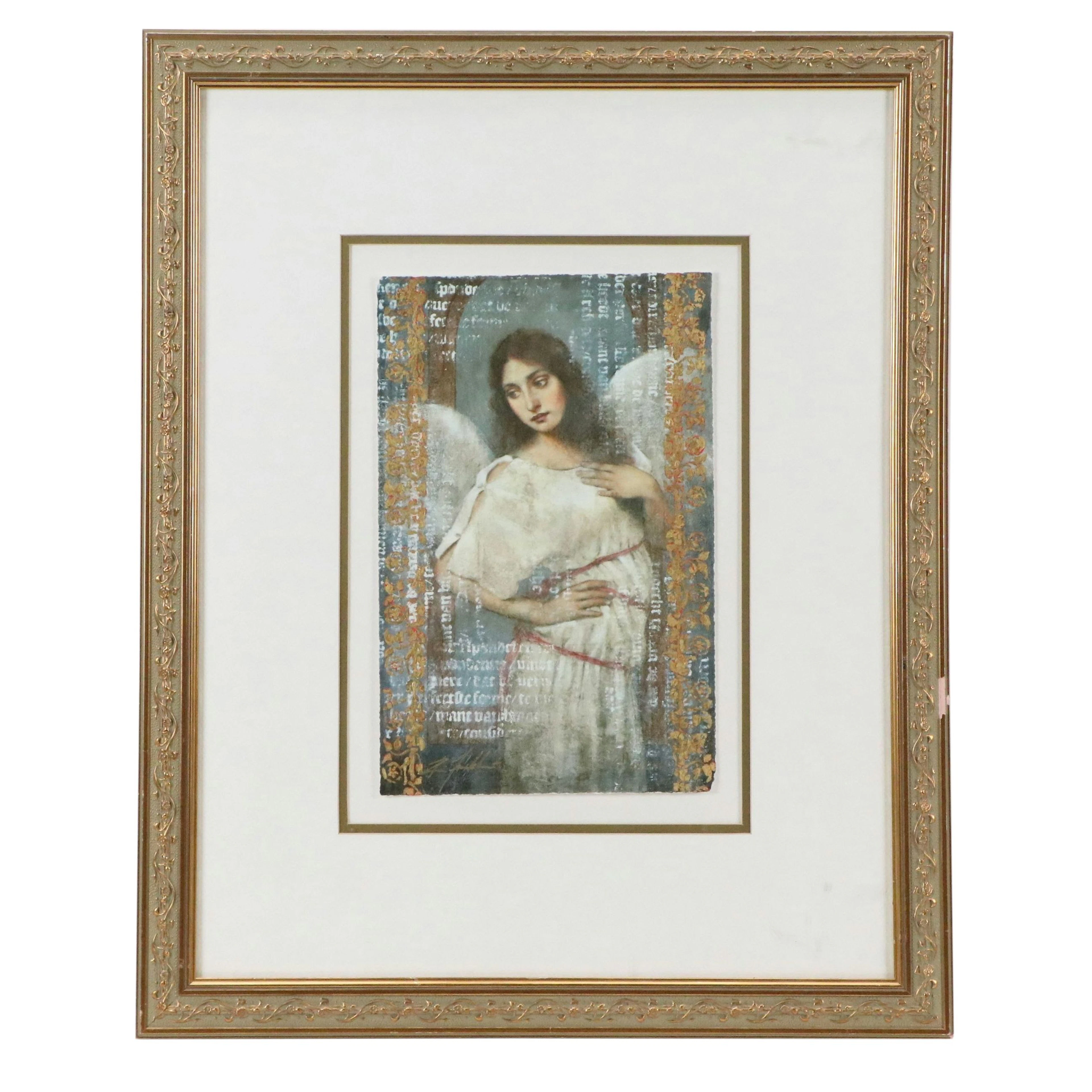 After Richard Franklin Embellished Giclée "The Sonnet," 21st Century