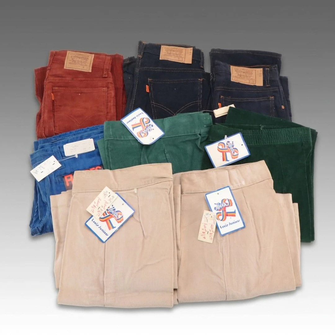 Vintage Deadstock Levi's, Flares & Levi Strauss & Co. Corduroy Pants