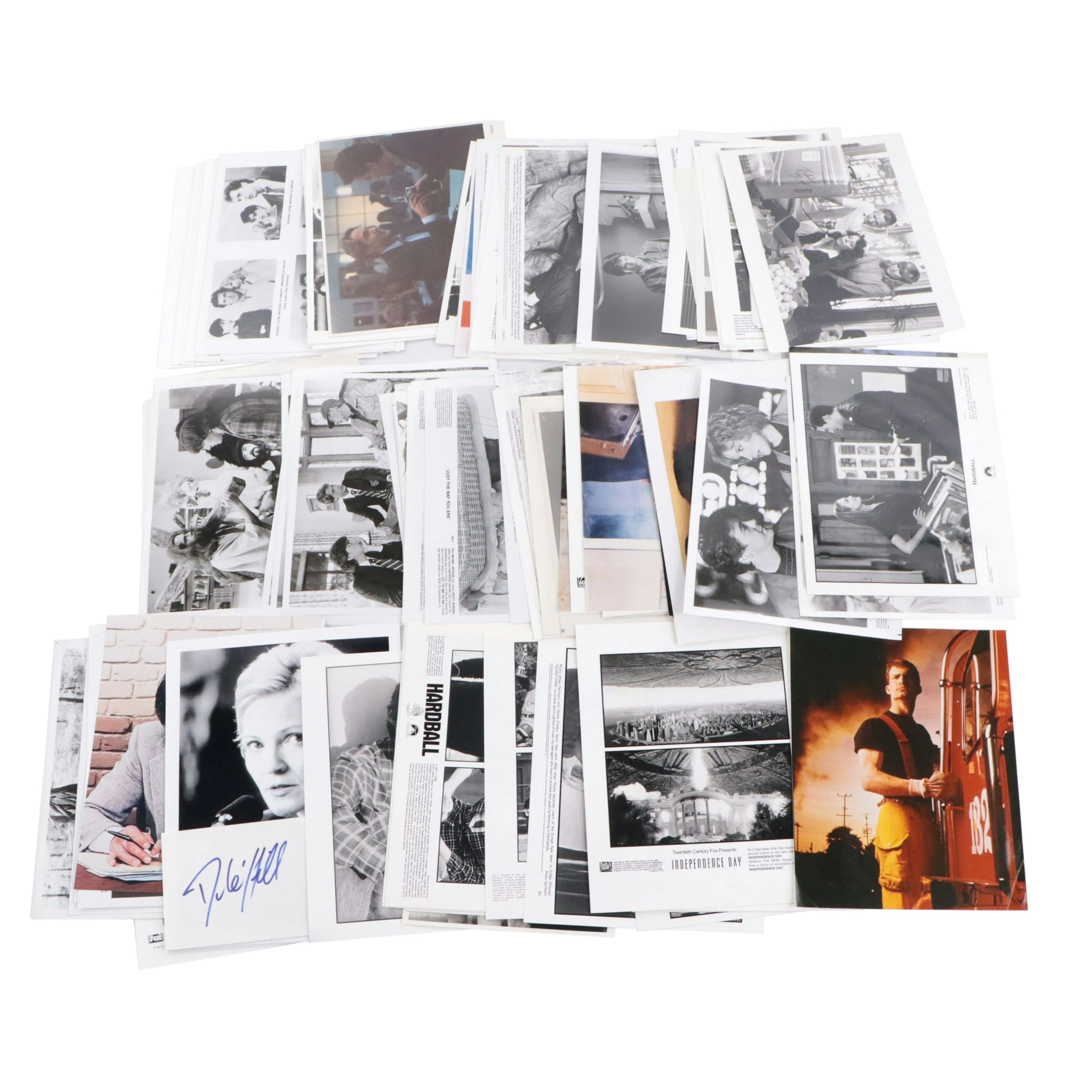 Natalie Wood Signed "Brainstorm" and Other Film Stills and Hollywood