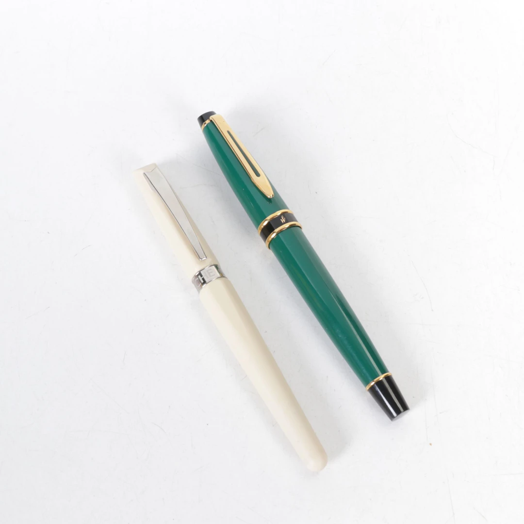 Caran d'Arche and Waterman Fountain Pens