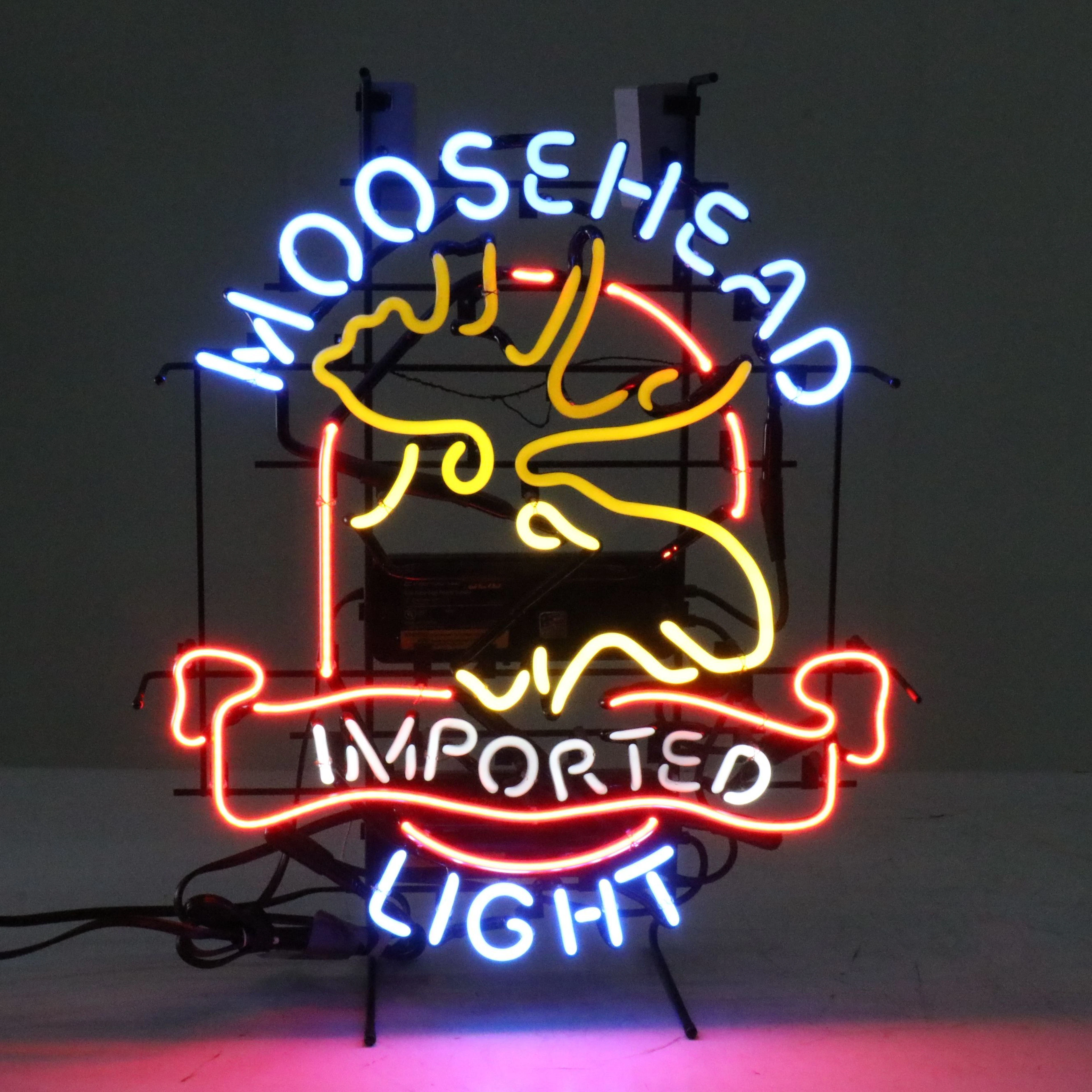 Moosehead Light Beer Neon Advertising Sign