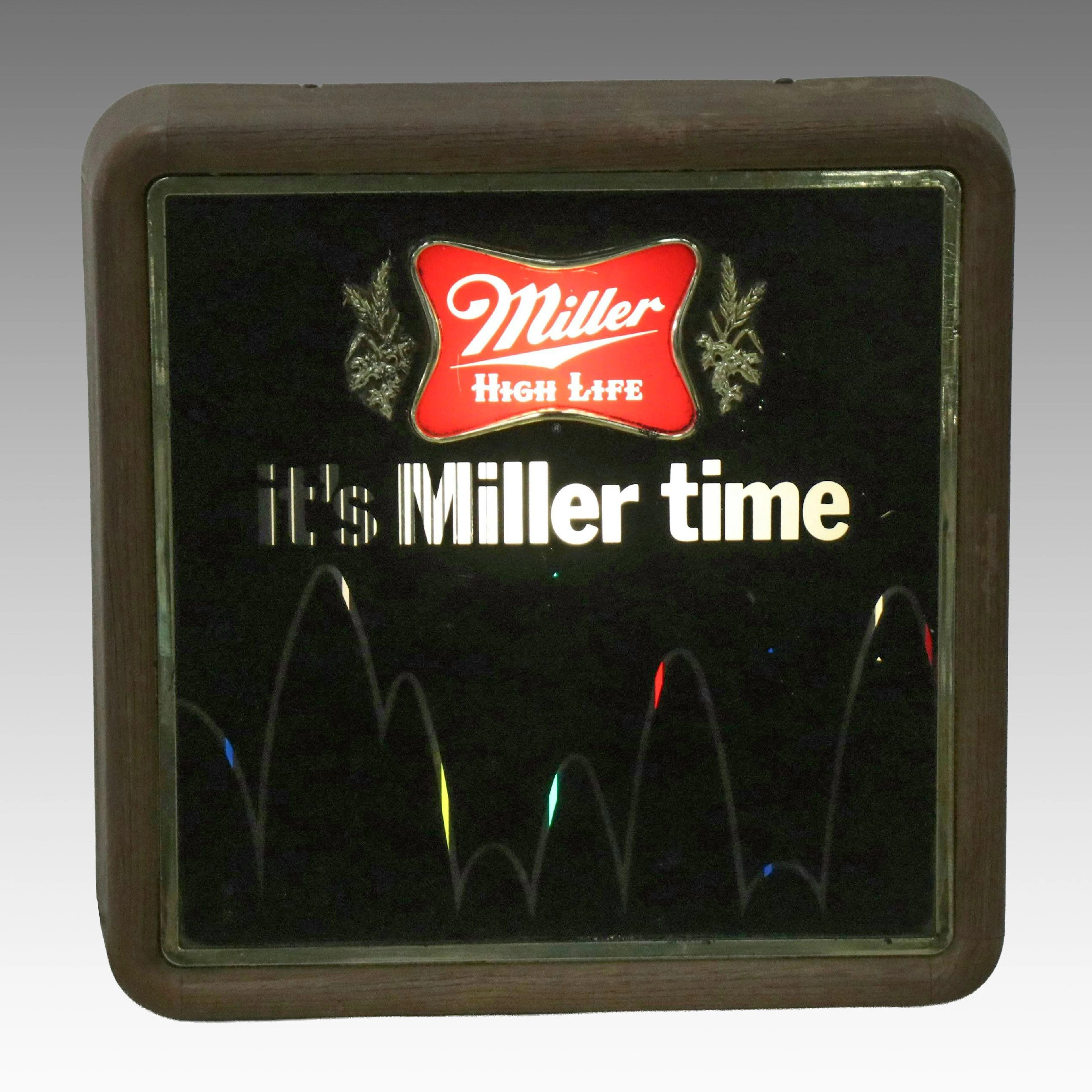 Miller High Life Illuminated Advertisement Sign