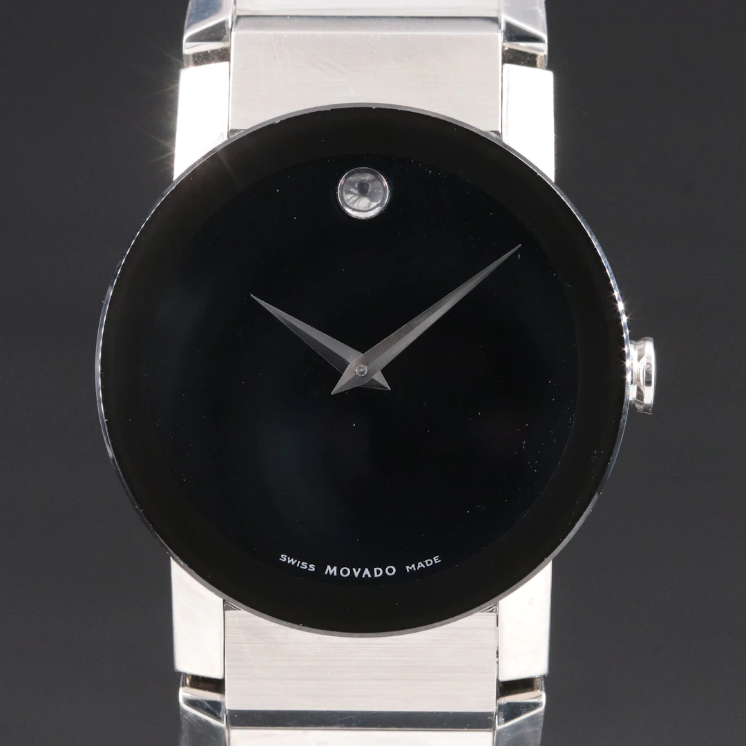 Movado Classic Museum Corporate Exclusive Stainless Steel Swiss Quartz Watch