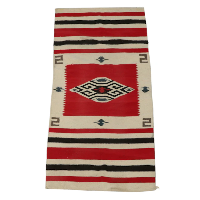 2'3 x 5' Handwoven Southwestern Style Accent Rug