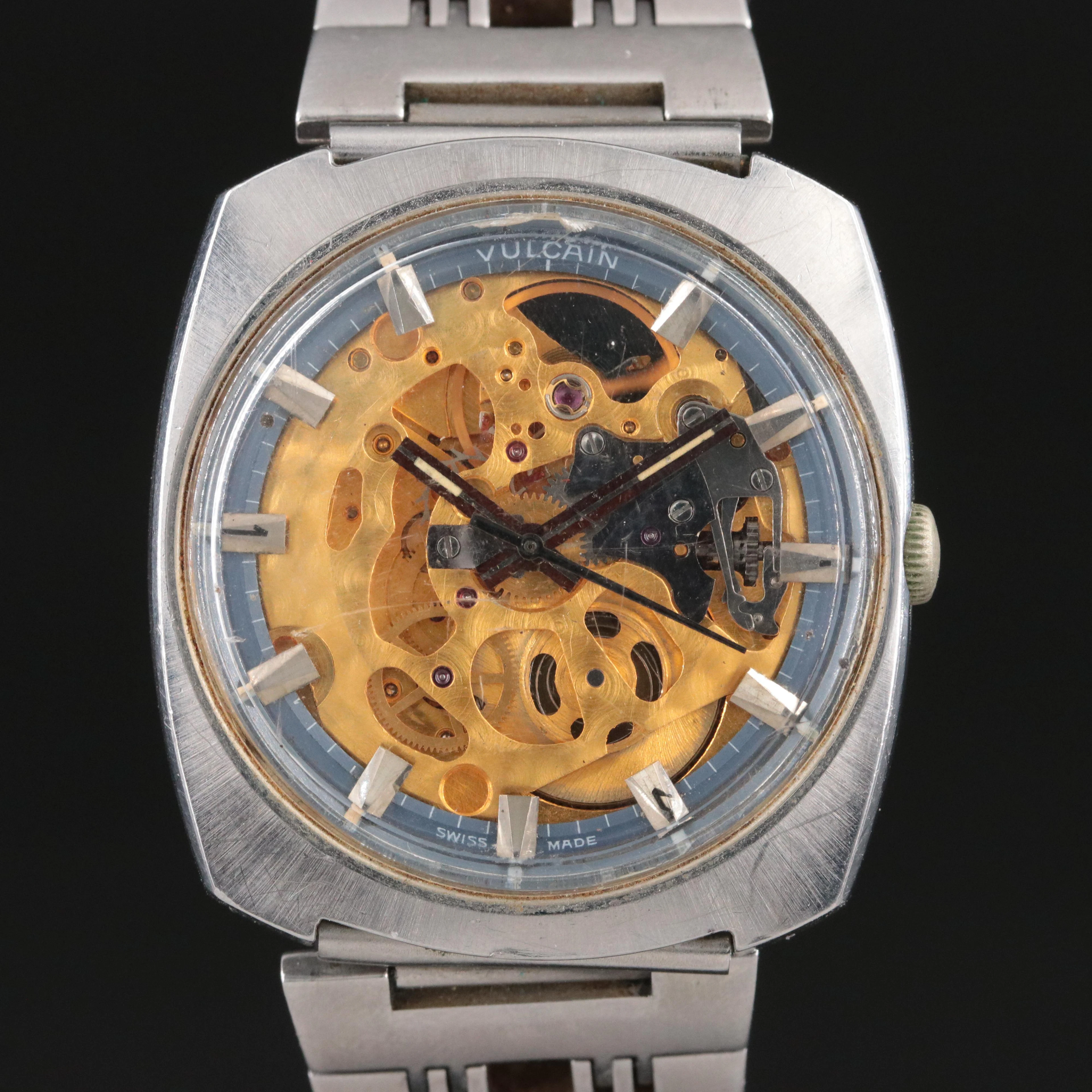 Vulcain Skeletonized Vintage Watch