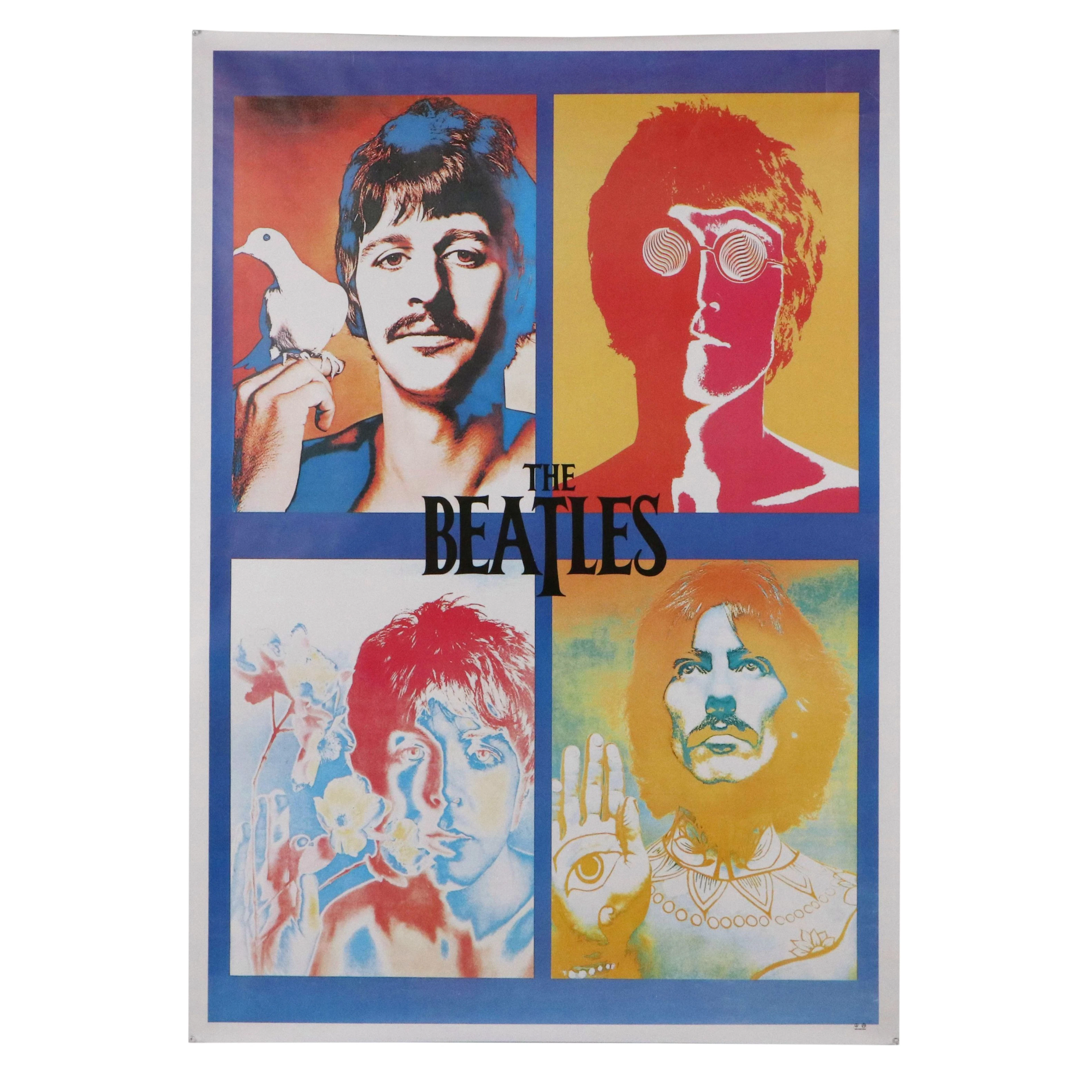 The Beatles Offset Lithograph Poster After Richard Avedon, Late 20th Century