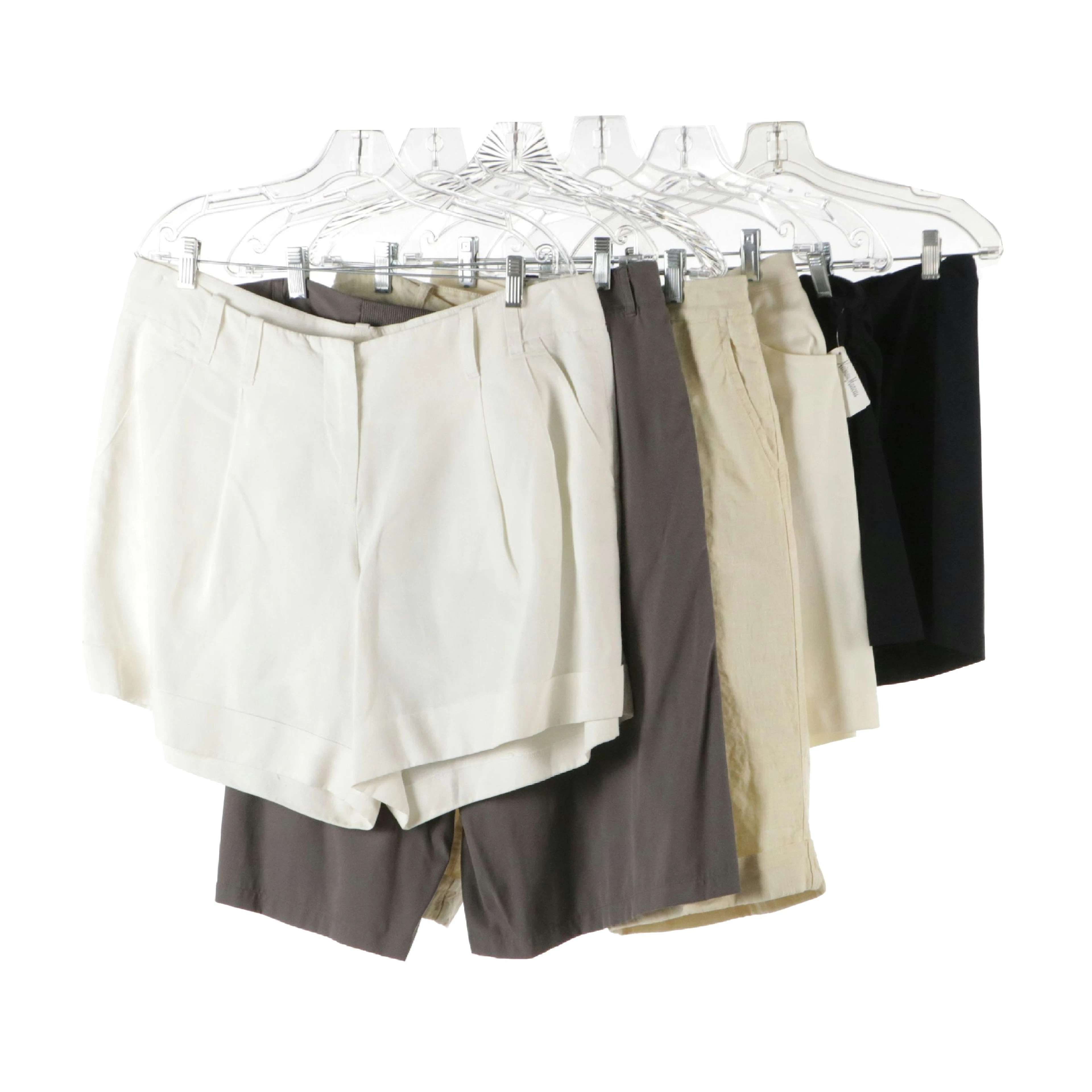Shan Black Mini Swim Skirts, Escada, MaxMara, DKNY & Puma Casual Shorts