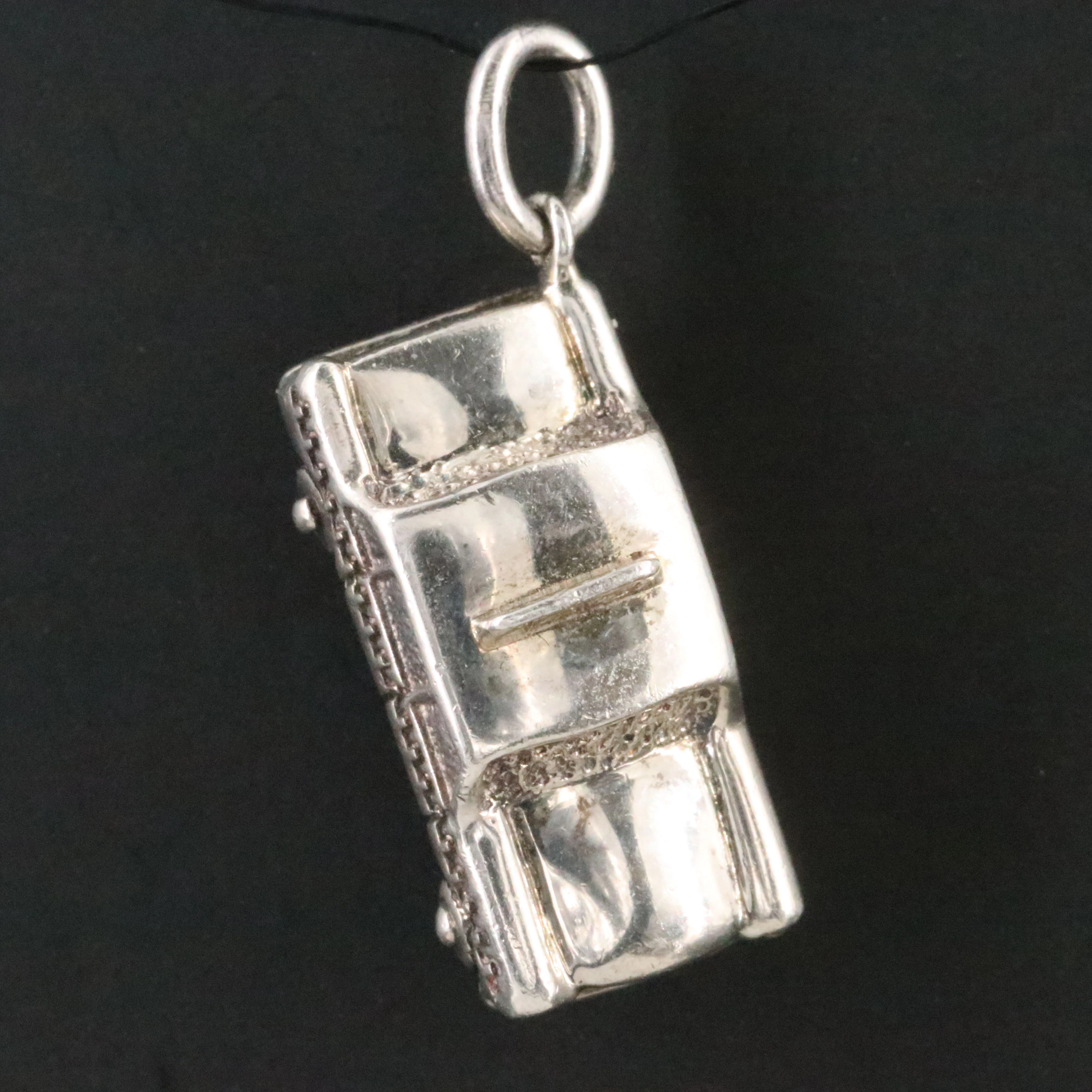 Tiffany & Co. Sterling Taxi Pendant