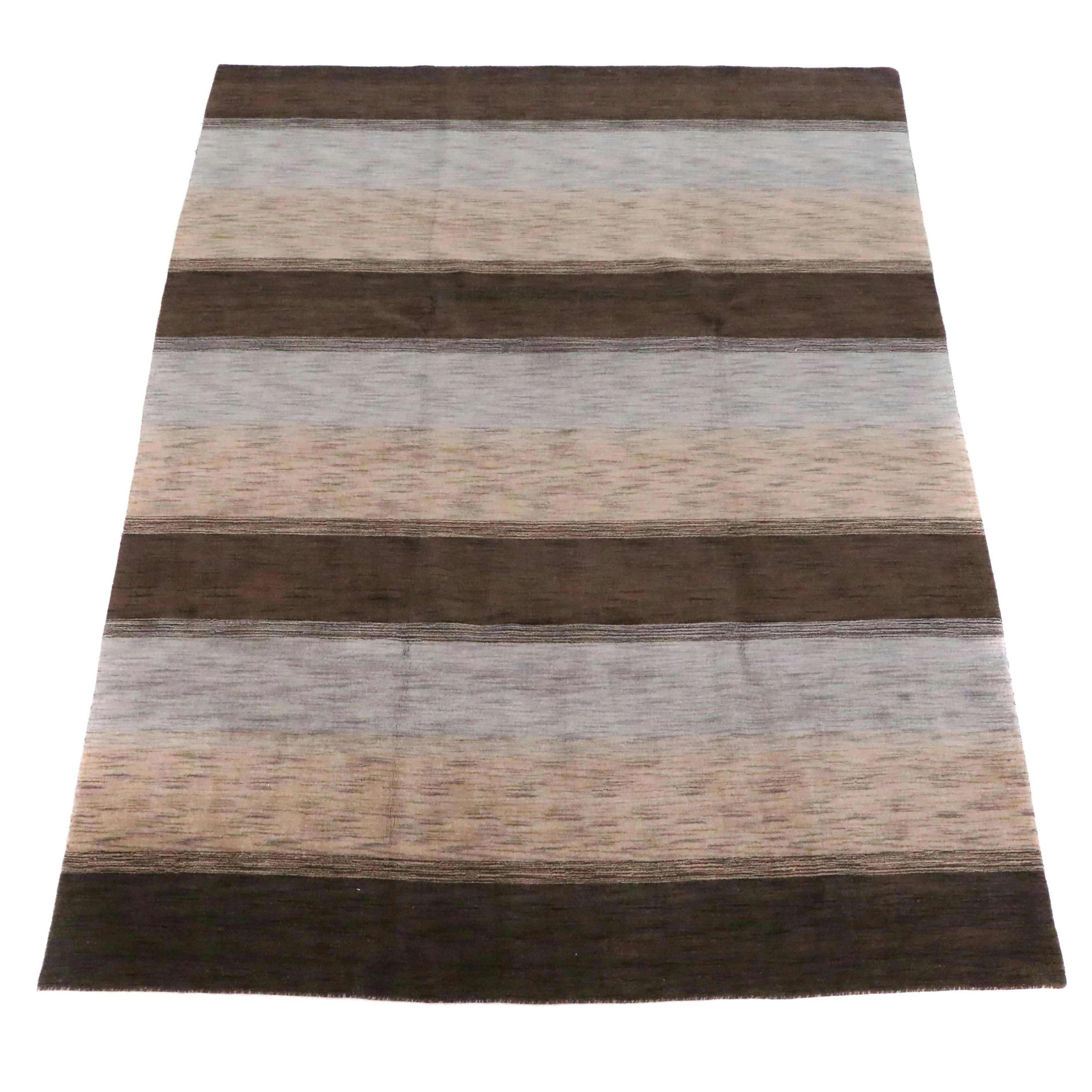 8'10 x 12' Hand-Knotted Indo-Persian Gabbeh Room Sized Rug