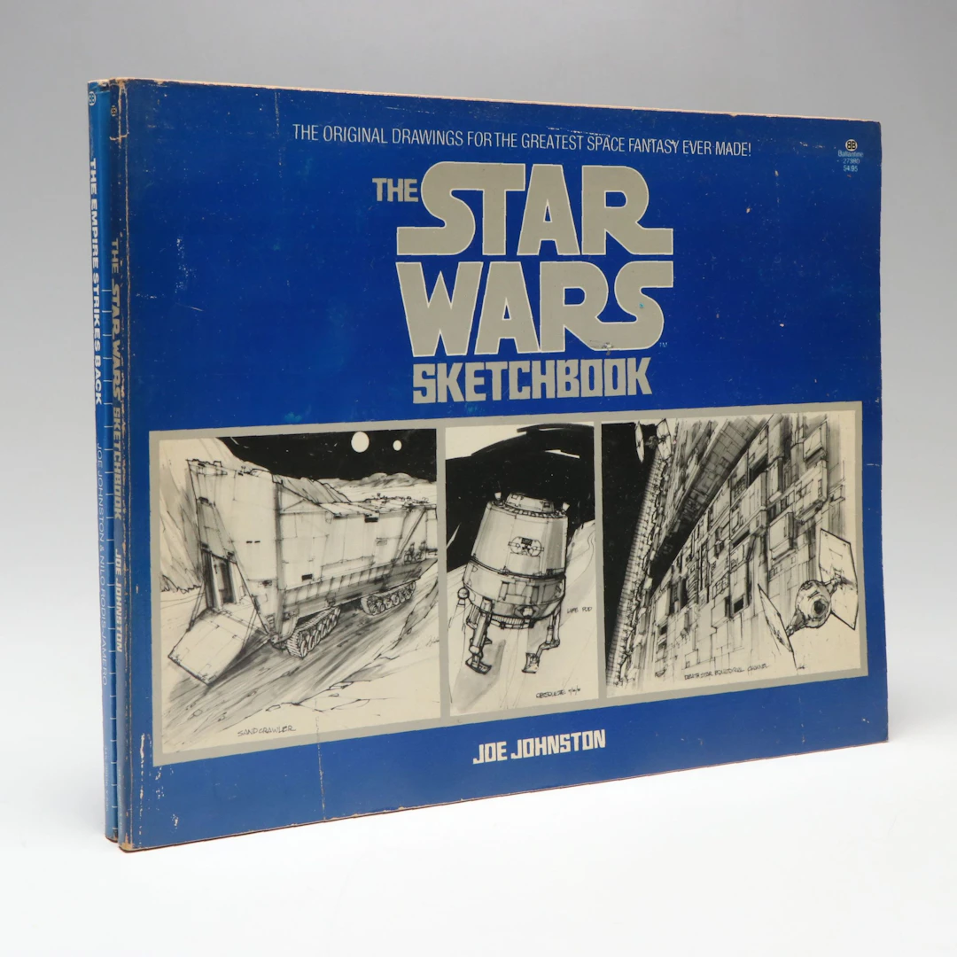 First Edition "Star Wars Sketchbook" and "The Empire Strikes Back Sketchbook"