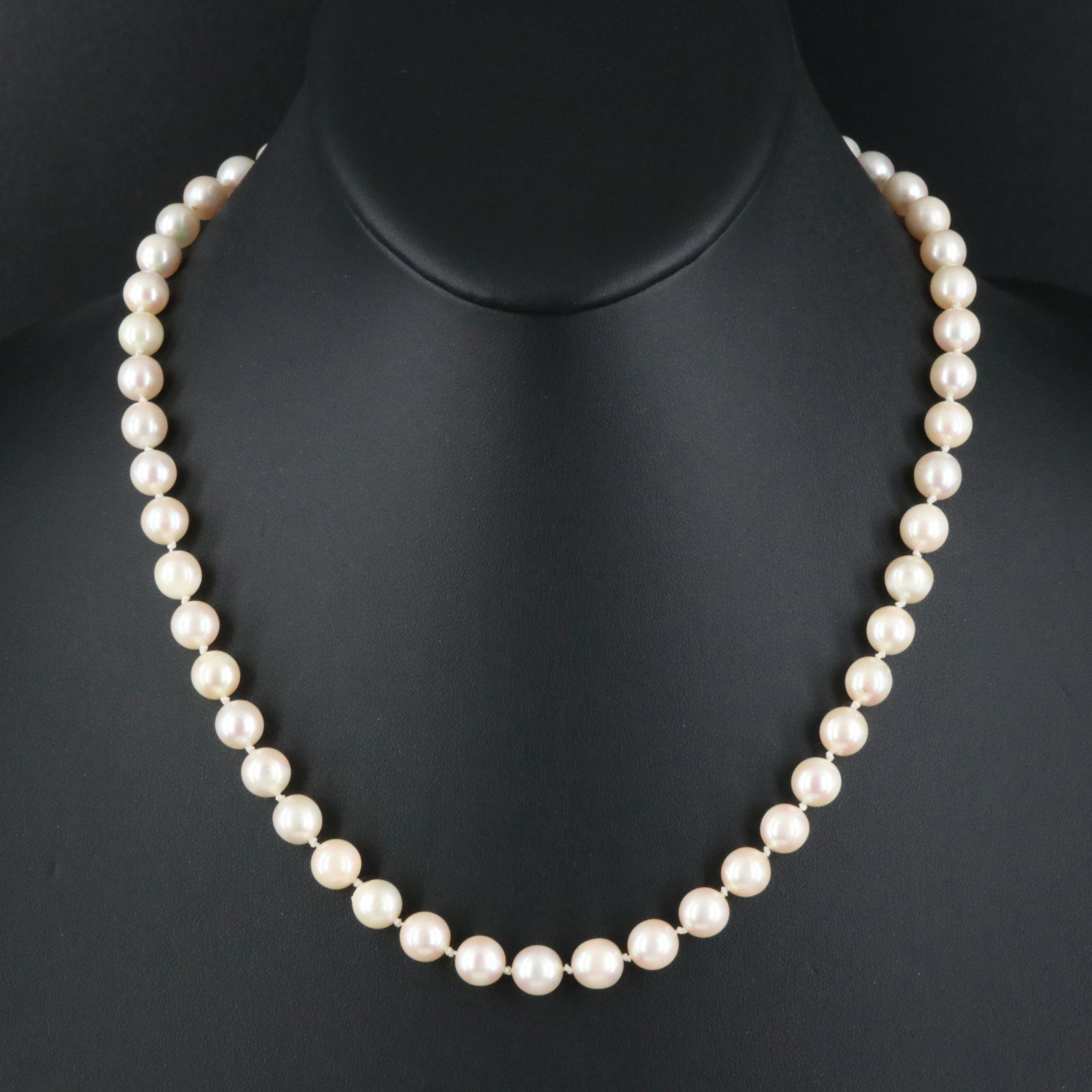 Princess Length Pearl Necklace