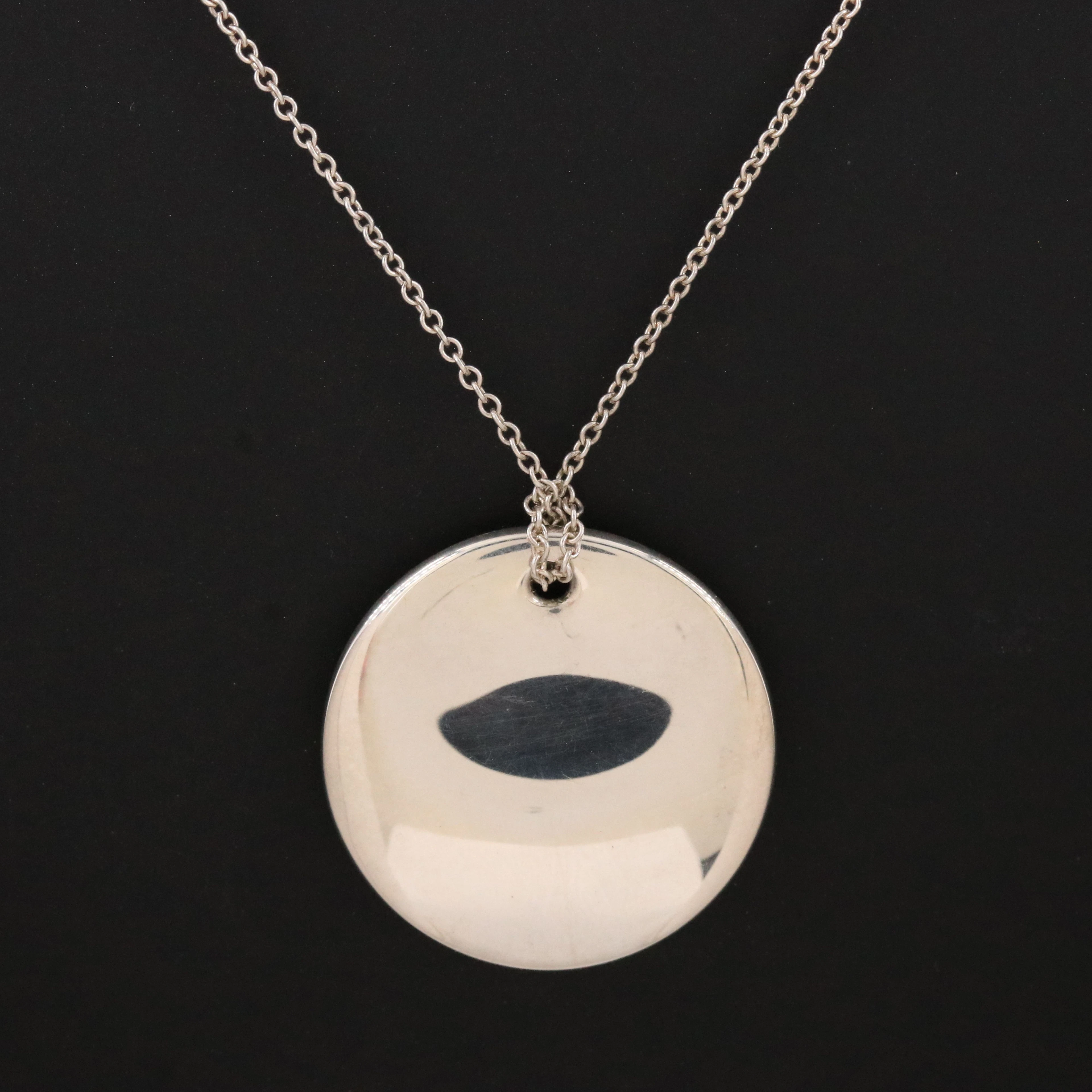 Elsa Peretti for Tiffany & Co. Sterling Round Disc Necklace