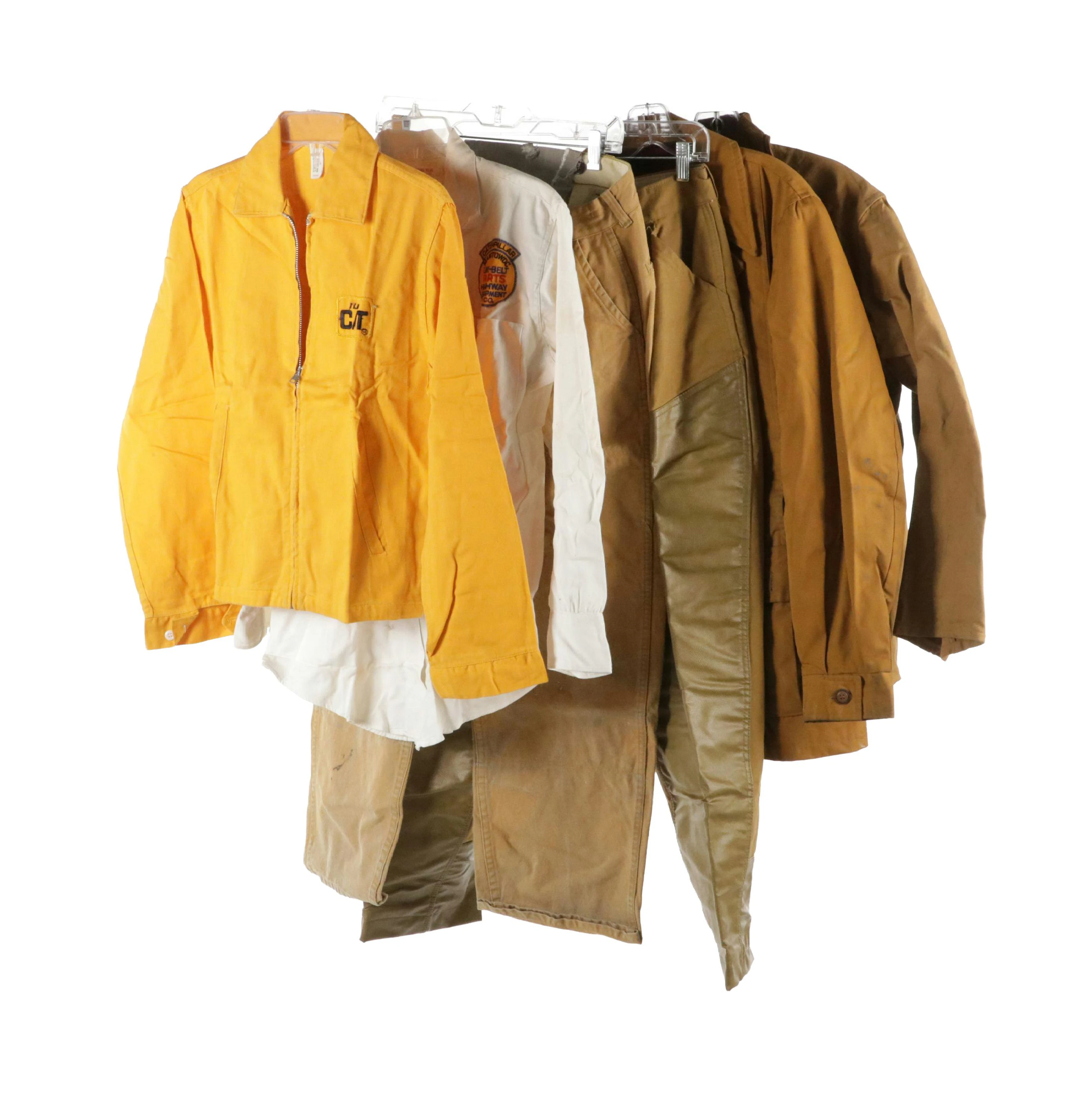 Men's Vintage Workwear Jackets and Pants, CAT Work Jacket, and More