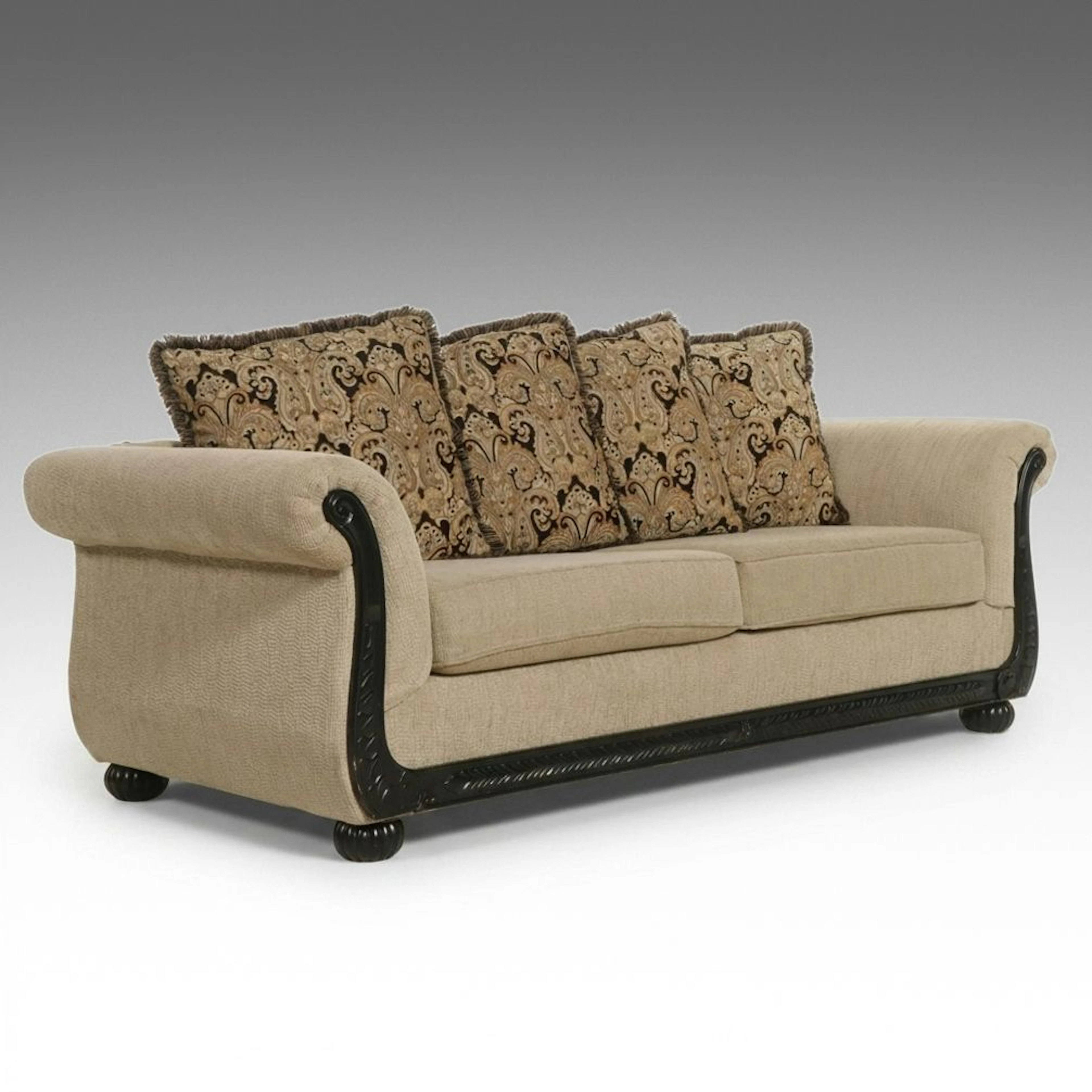 Washington Furniture Empire Style Sofa, 21st Century
