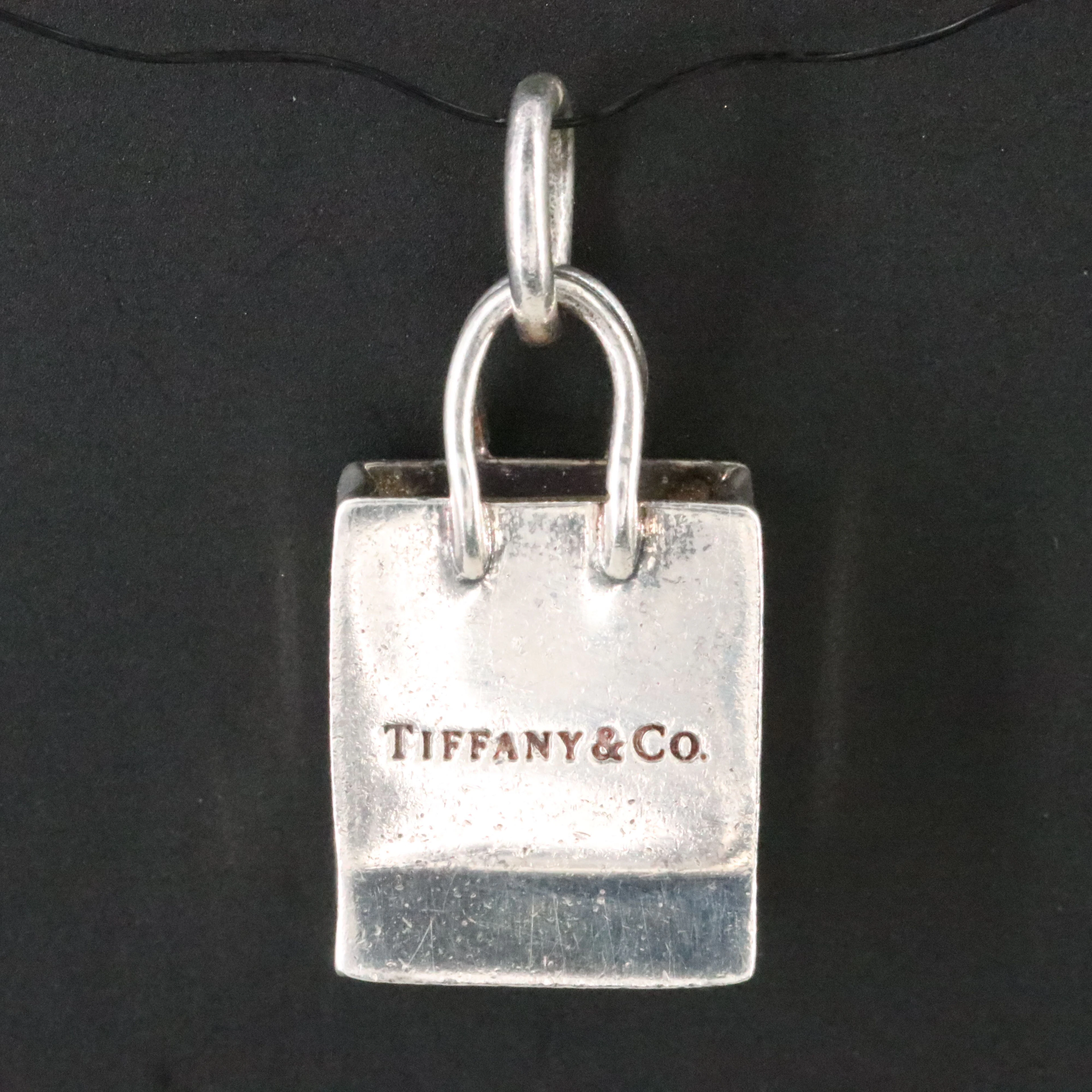 Tiffany & Co. Sterling Shopping Bag Pendant
