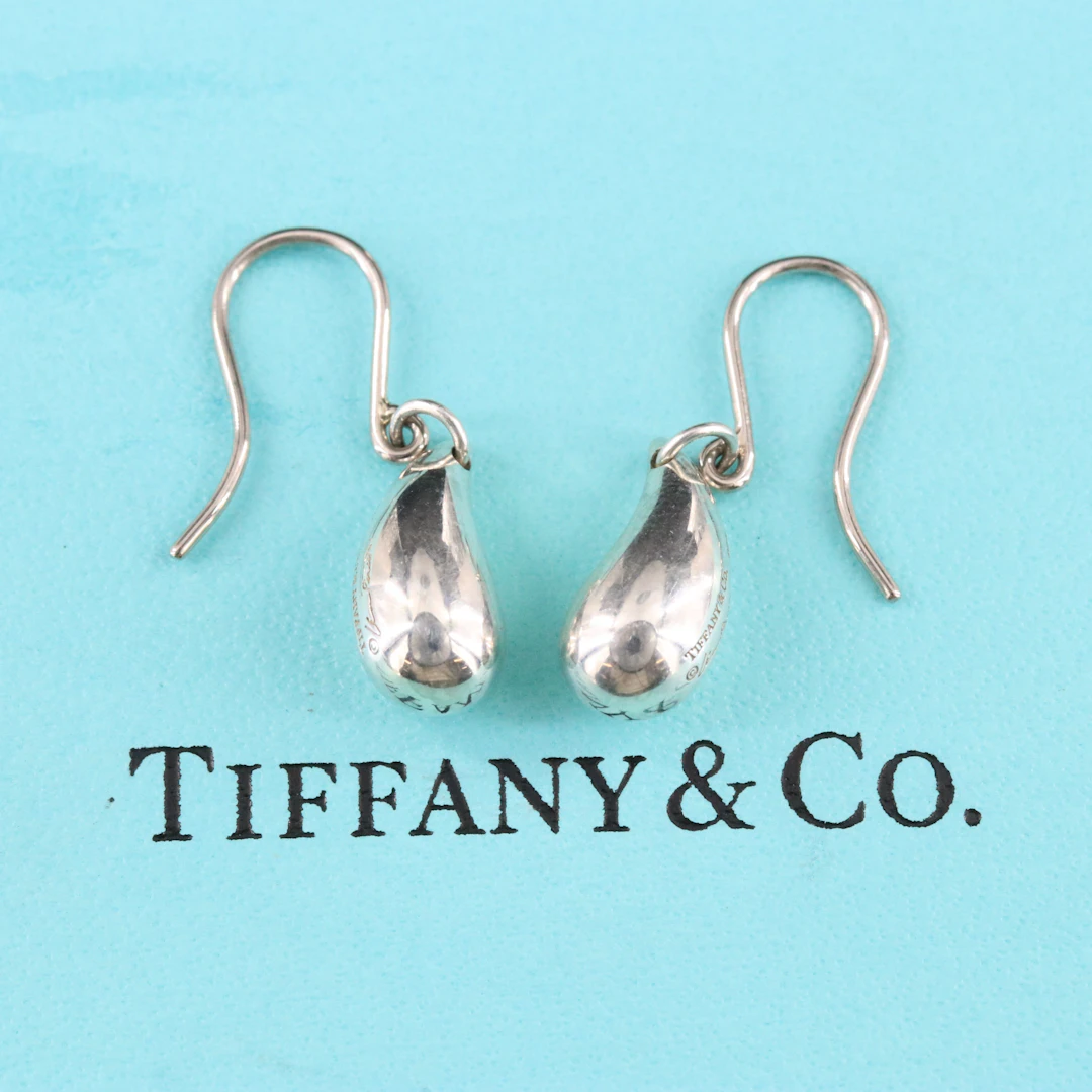 Elsa Peretti for Tiffany & Co. Sterling Teardrop Earrings