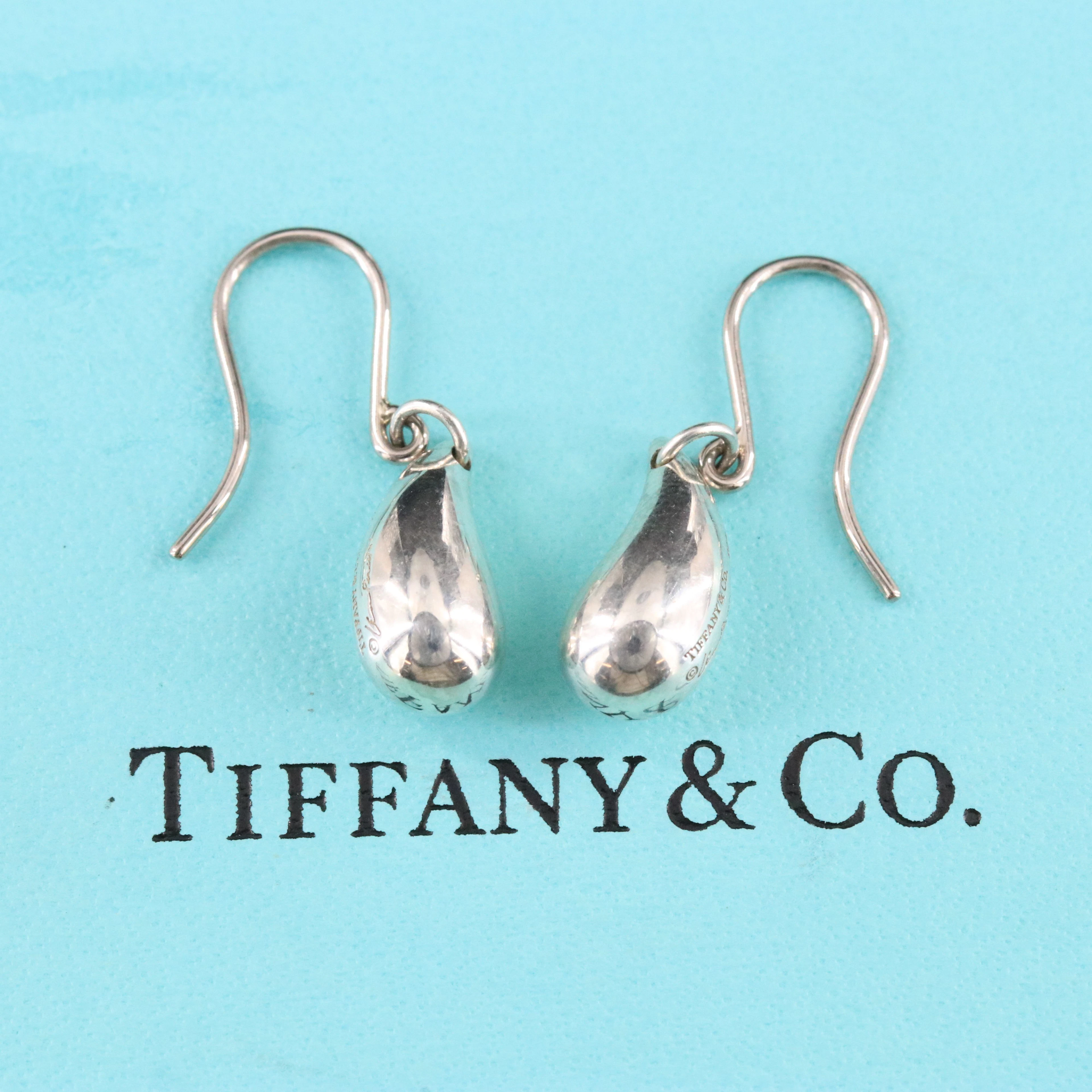 Elsa Peretti for Tiffany & Co. Sterling Teardrop Earrings